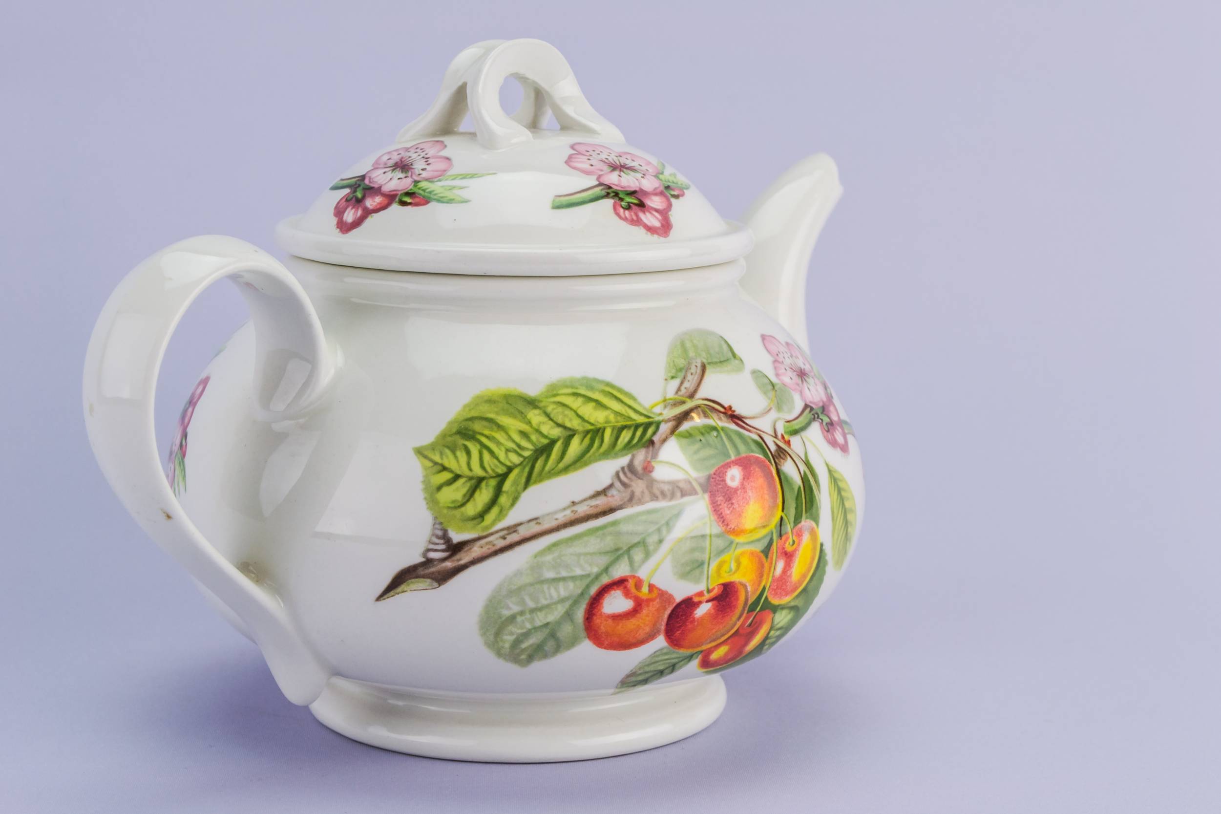 Beautiful Retro White — Portmeirion porcelain teapot 2