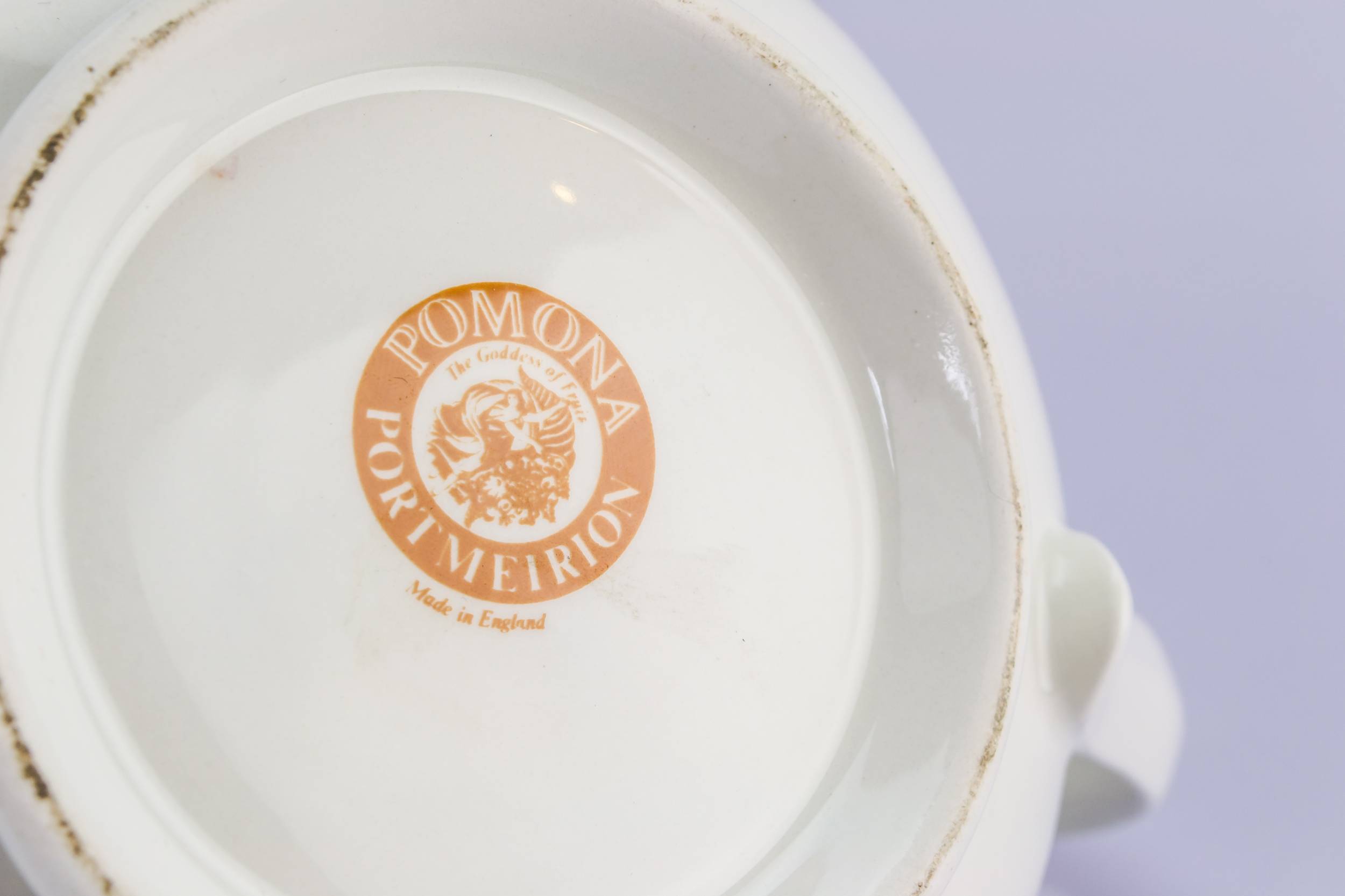 Beautiful Retro White — Portmeirion porcelain teapot 4