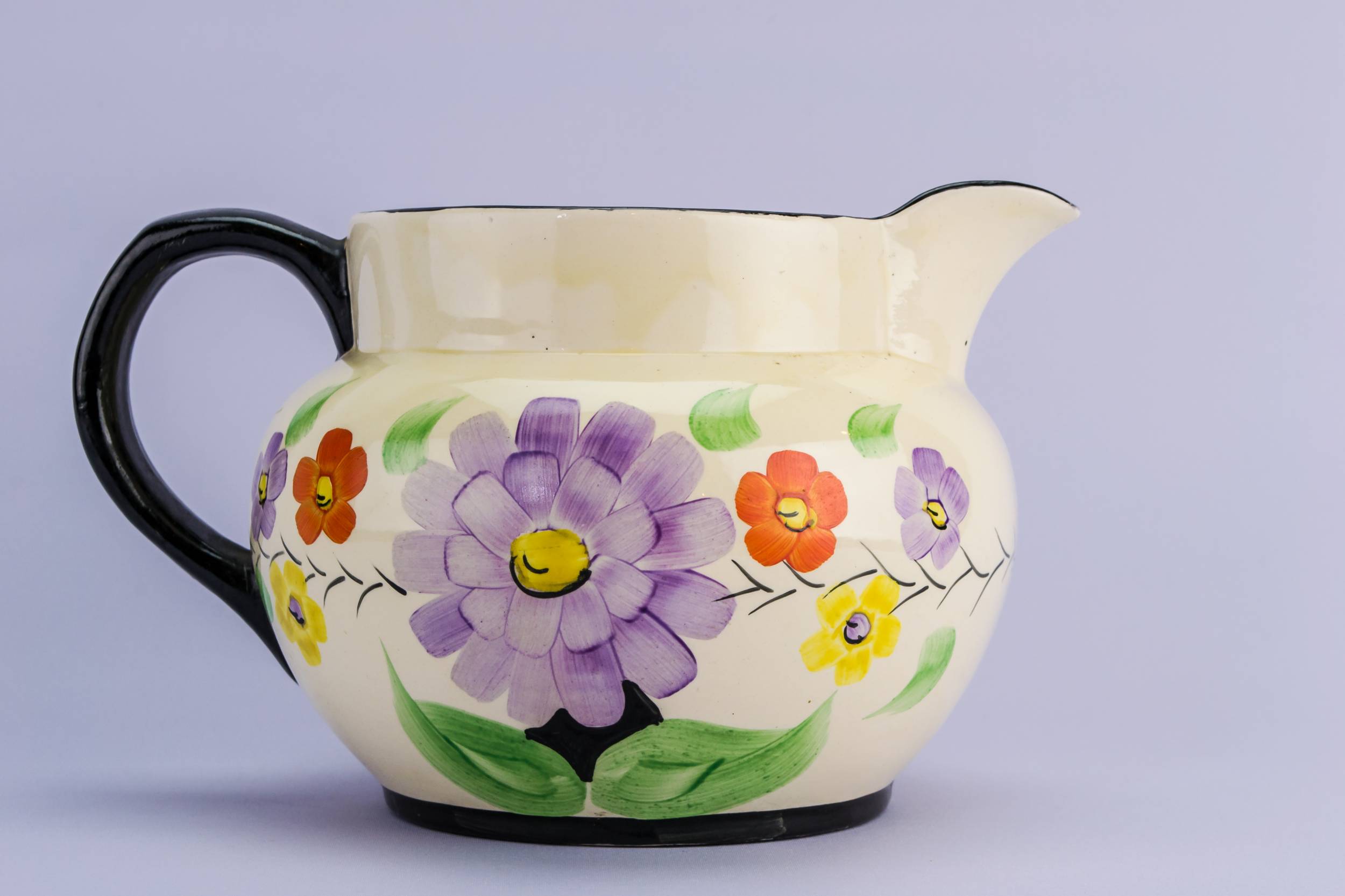 Art Deco Vintage — Bold floral Art Deco jug 2