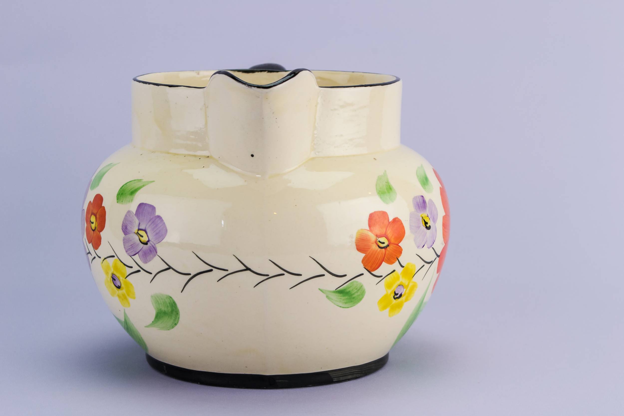 Art Deco Vintage — Bold floral Art Deco jug 3
