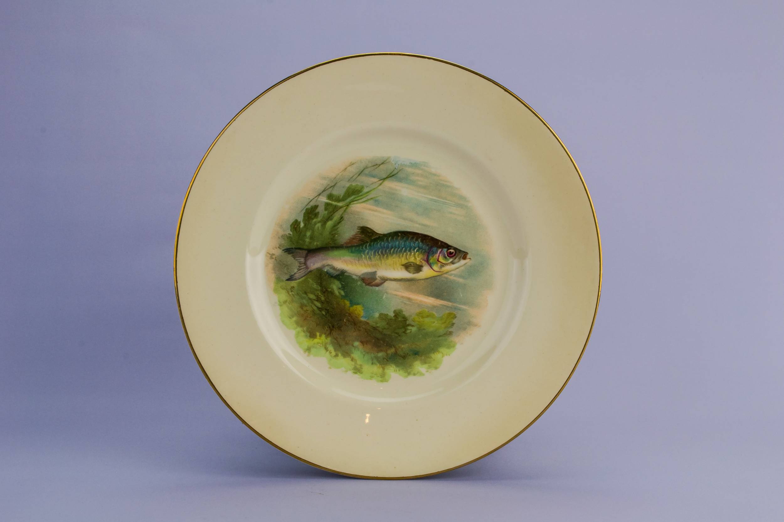 Mid-century Modern Vintage — 6 fish ceramic plates