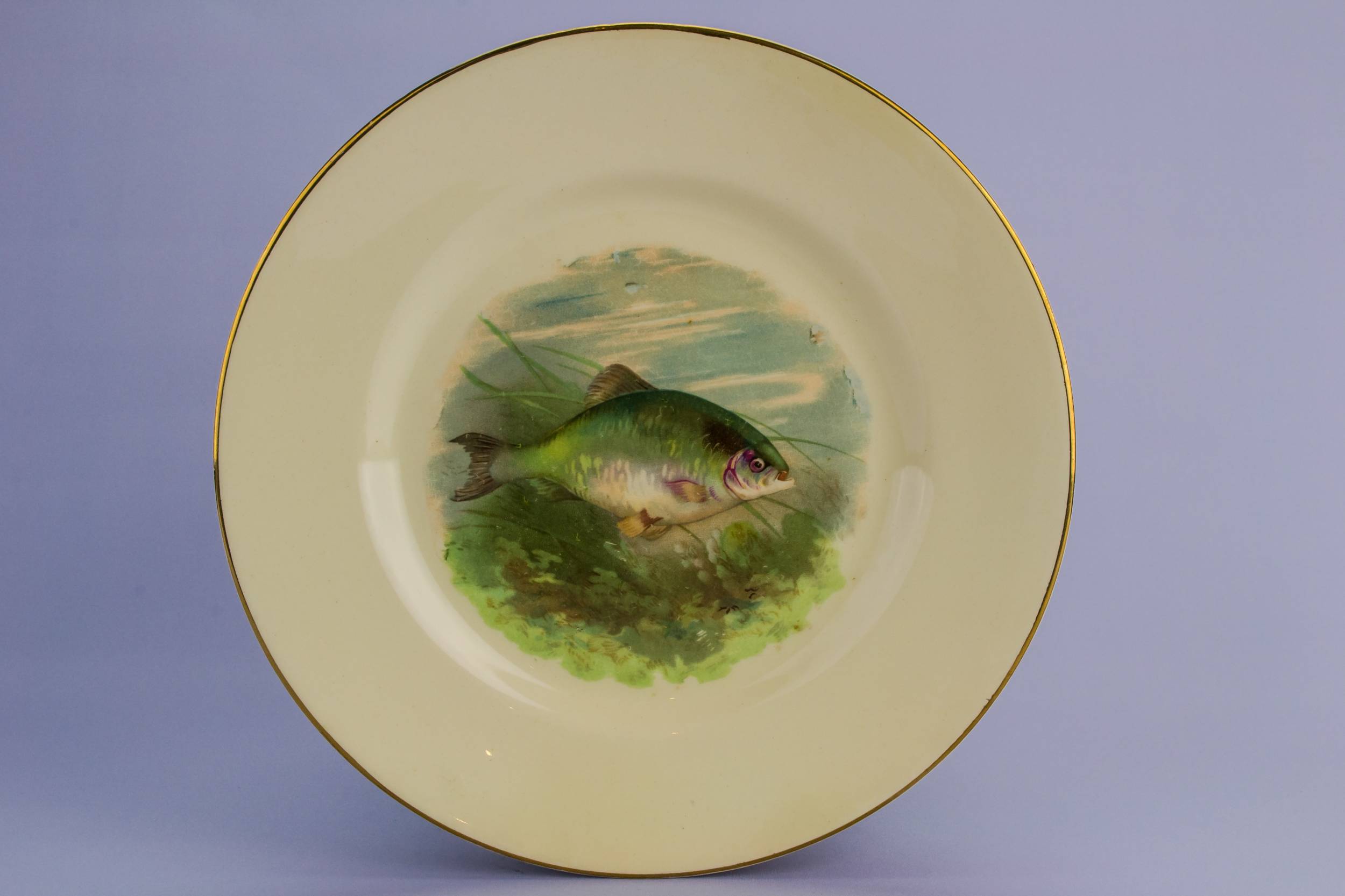 Mid-century Modern Vintage — 6 fish ceramic plates 3