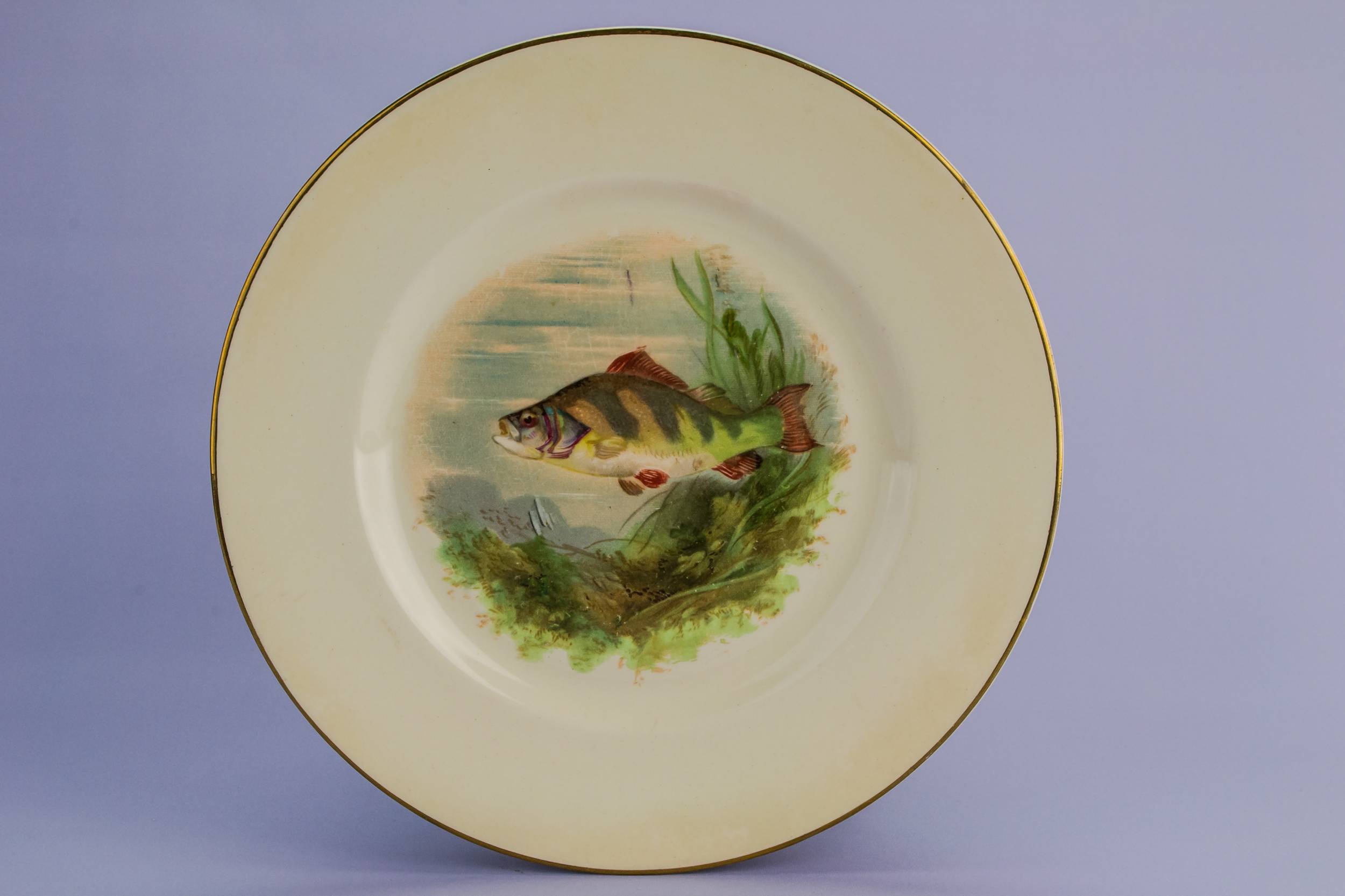 Mid-century Modern Vintage — 6 fish ceramic plates 2