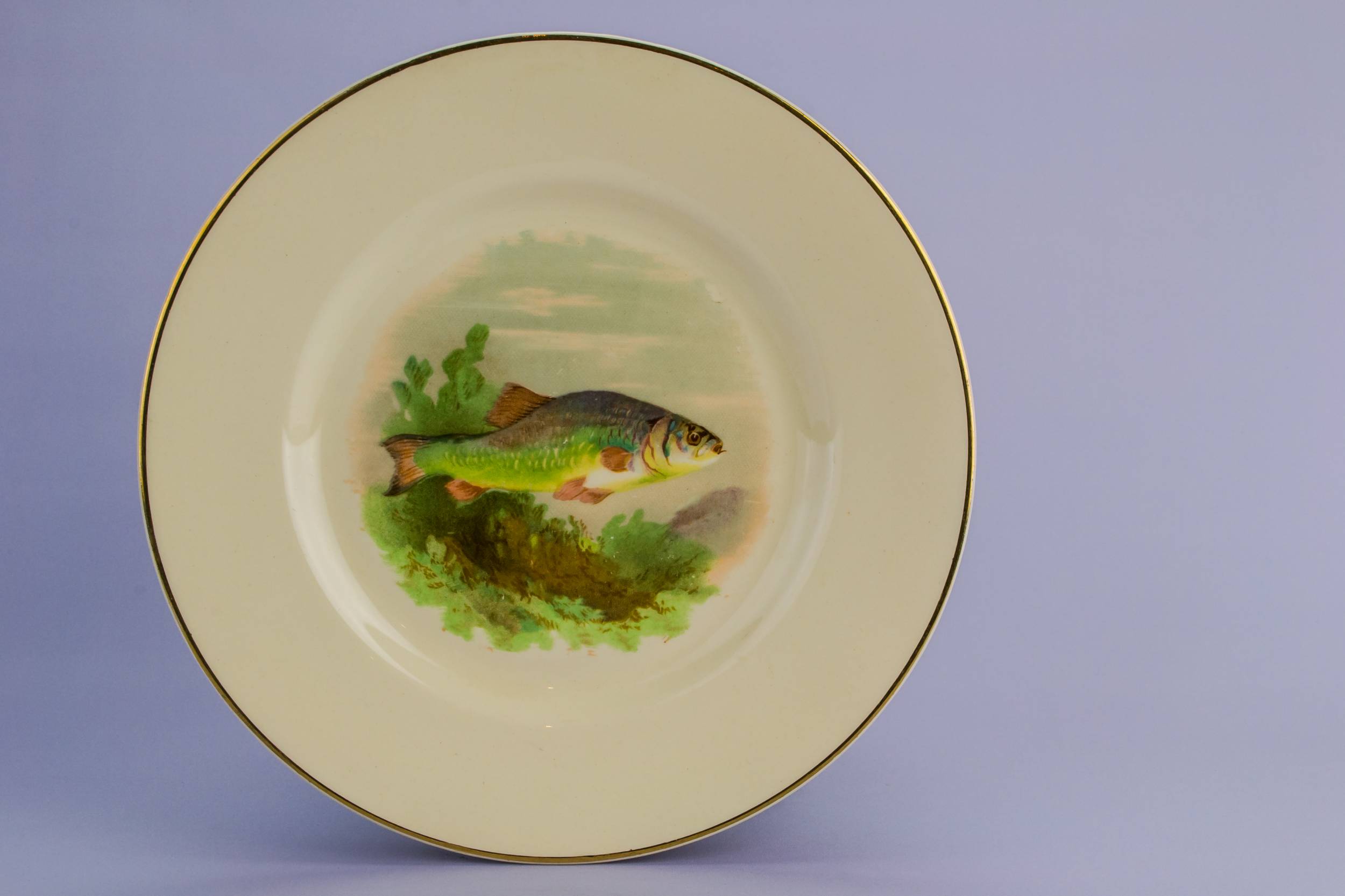 Mid-century Modern Vintage — 6 fish ceramic plates 5