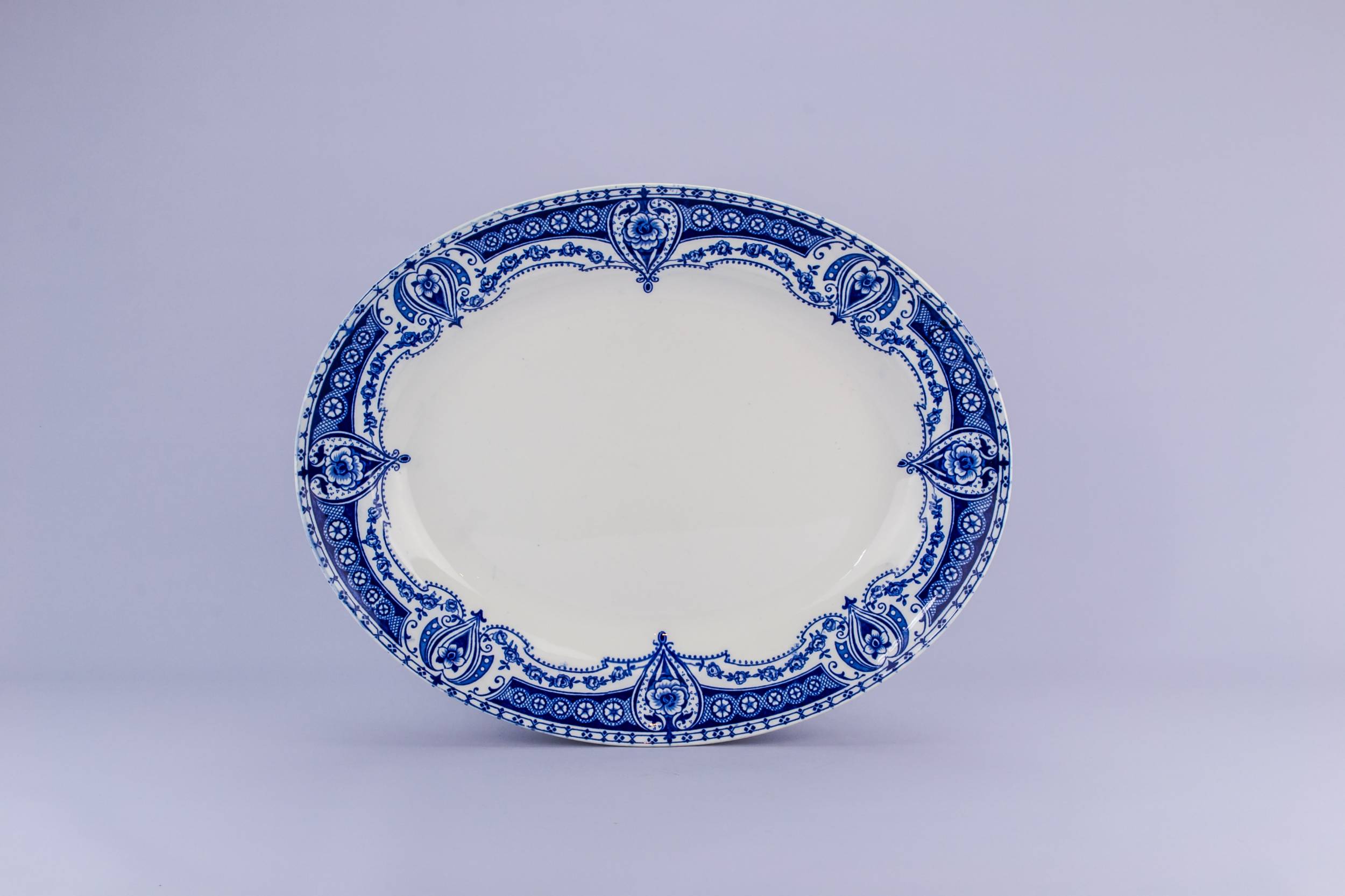 Beautiful Large PLATTER — Porcelain floral platter