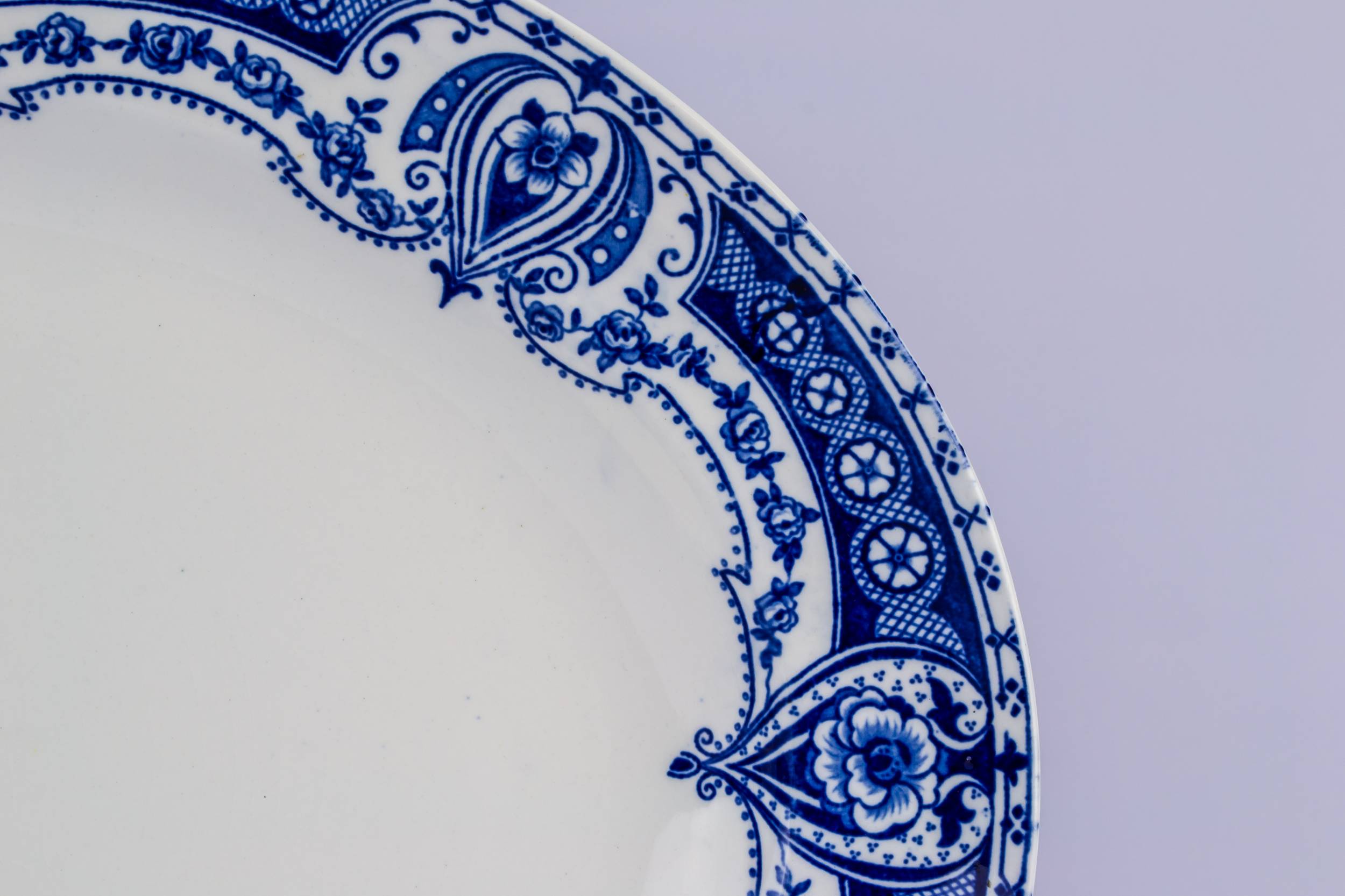 Beautiful Large PLATTER — Porcelain floral platter 1