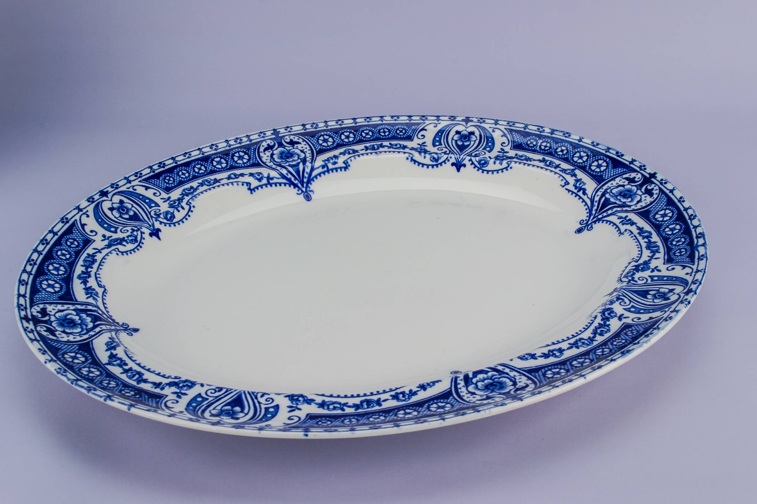 Beautiful Large PLATTER — Porcelain floral platter 2