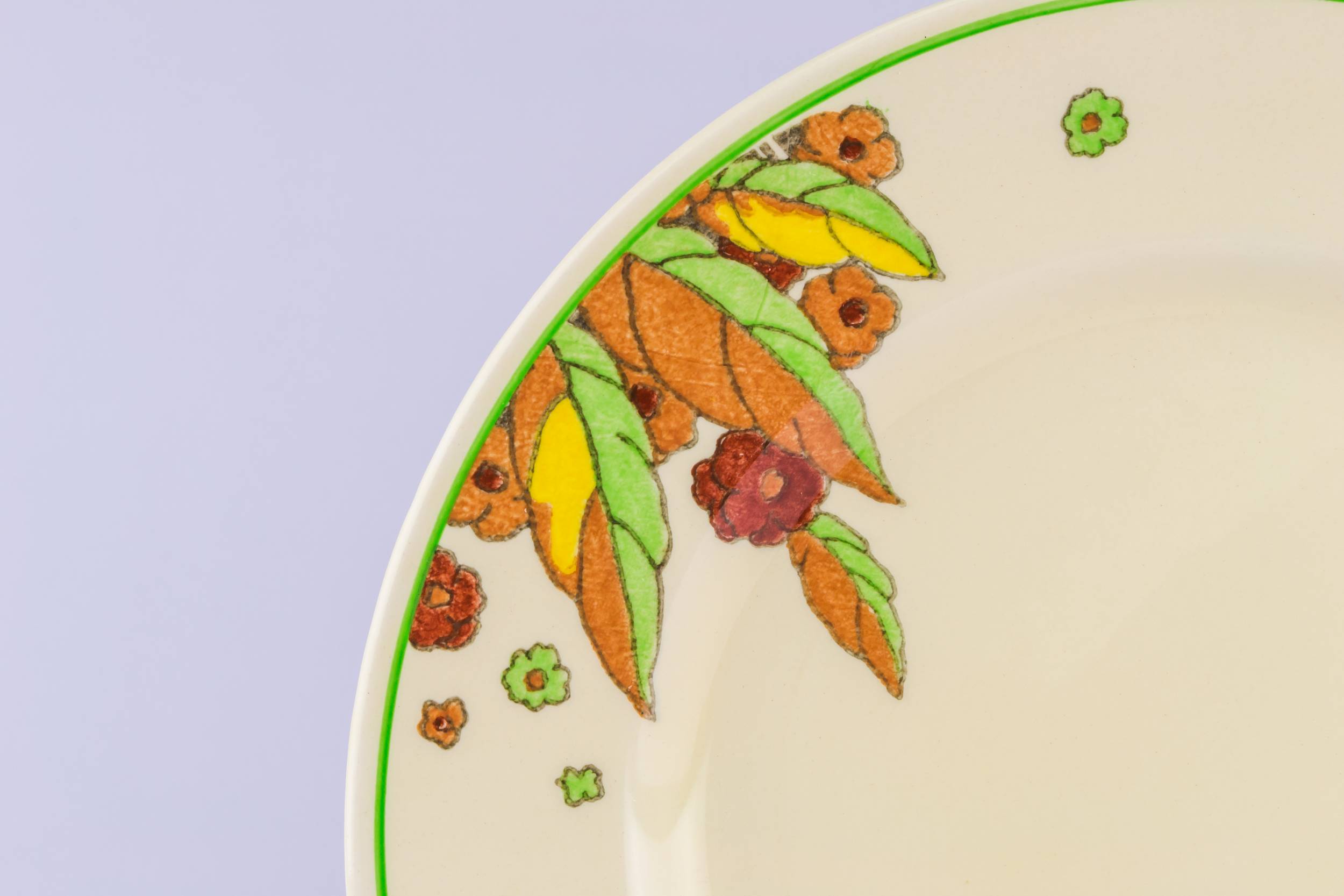 Vintage Spectacular Royal — 6 Art Deco dinner plates 1