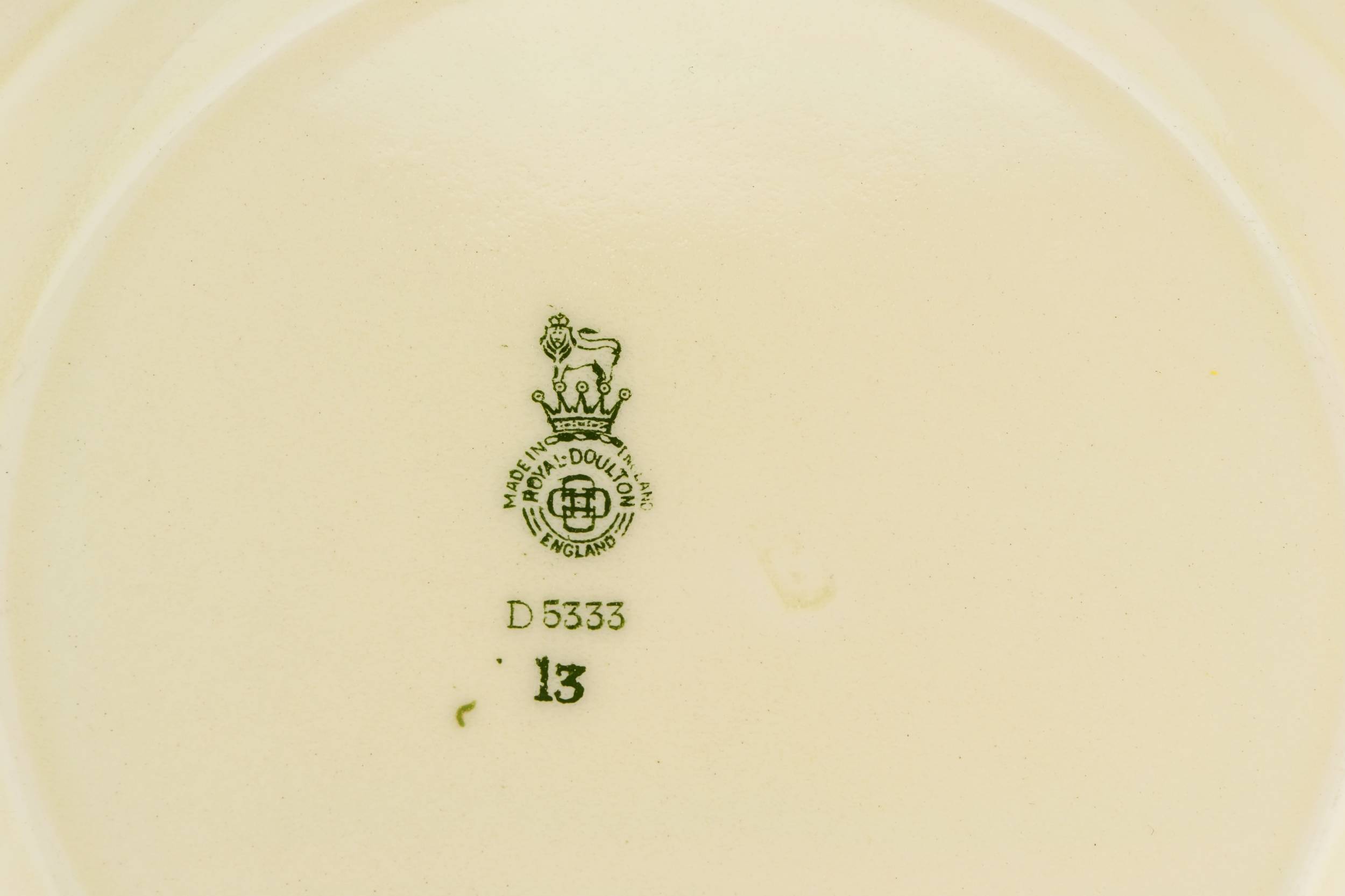 Vintage Spectacular Royal — 6 Art Deco dinner plates 2