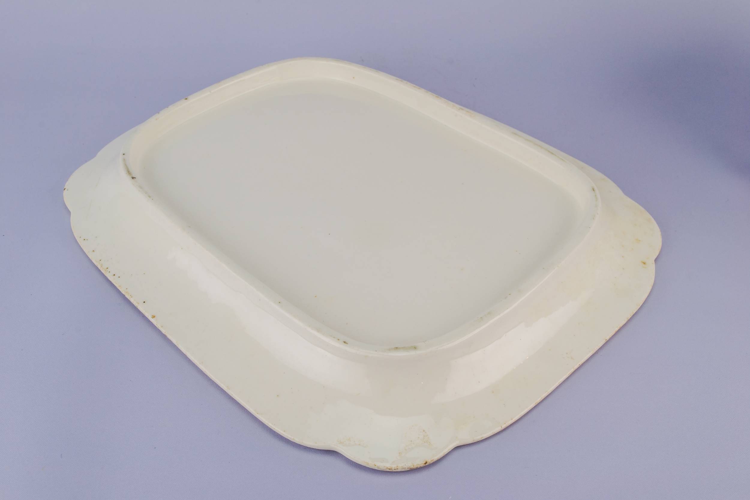 Opulent Antique Floral — Large cheese dish 5