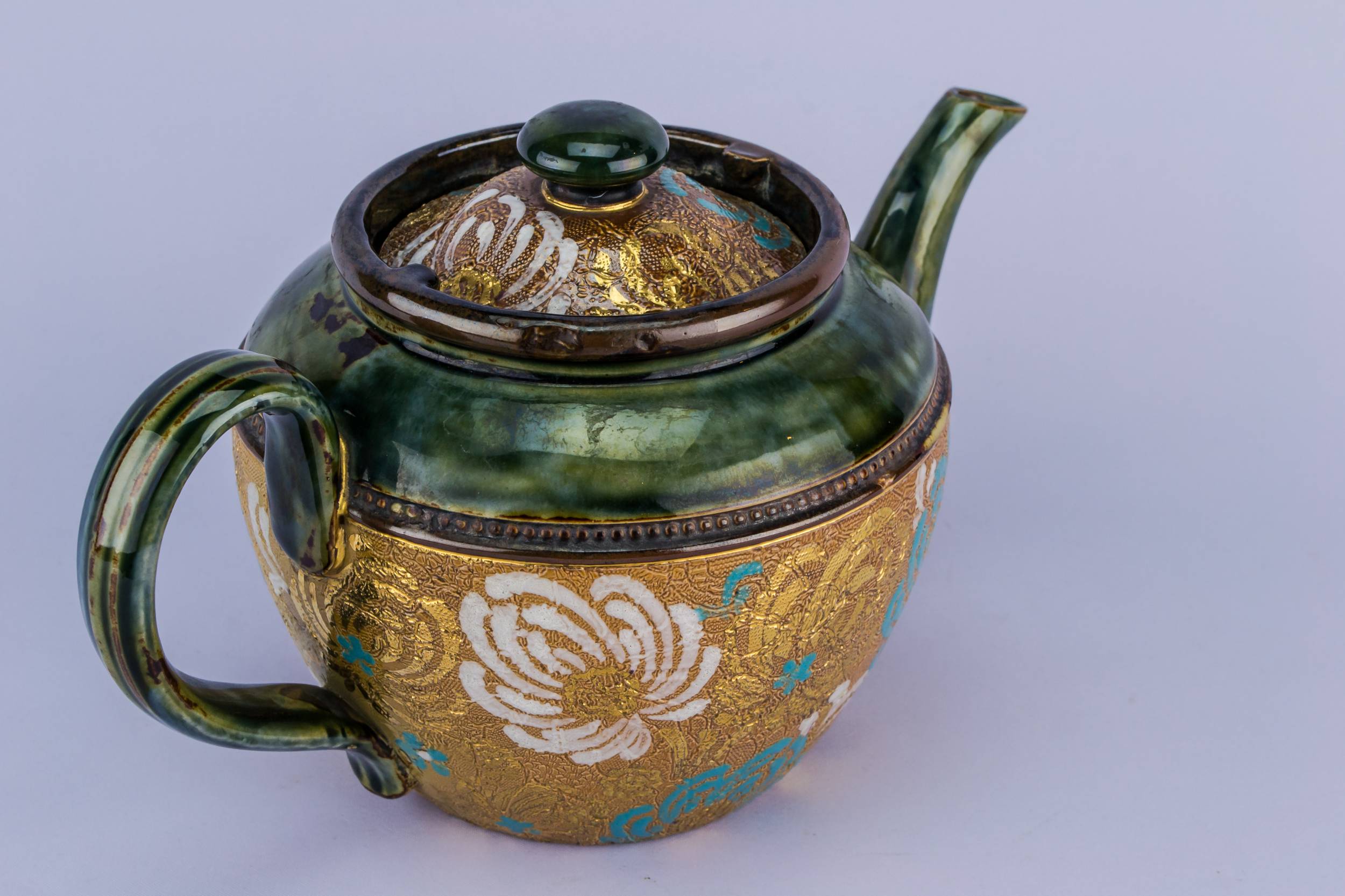 Arts Crafts Gold — Royal Doulton teapot 1