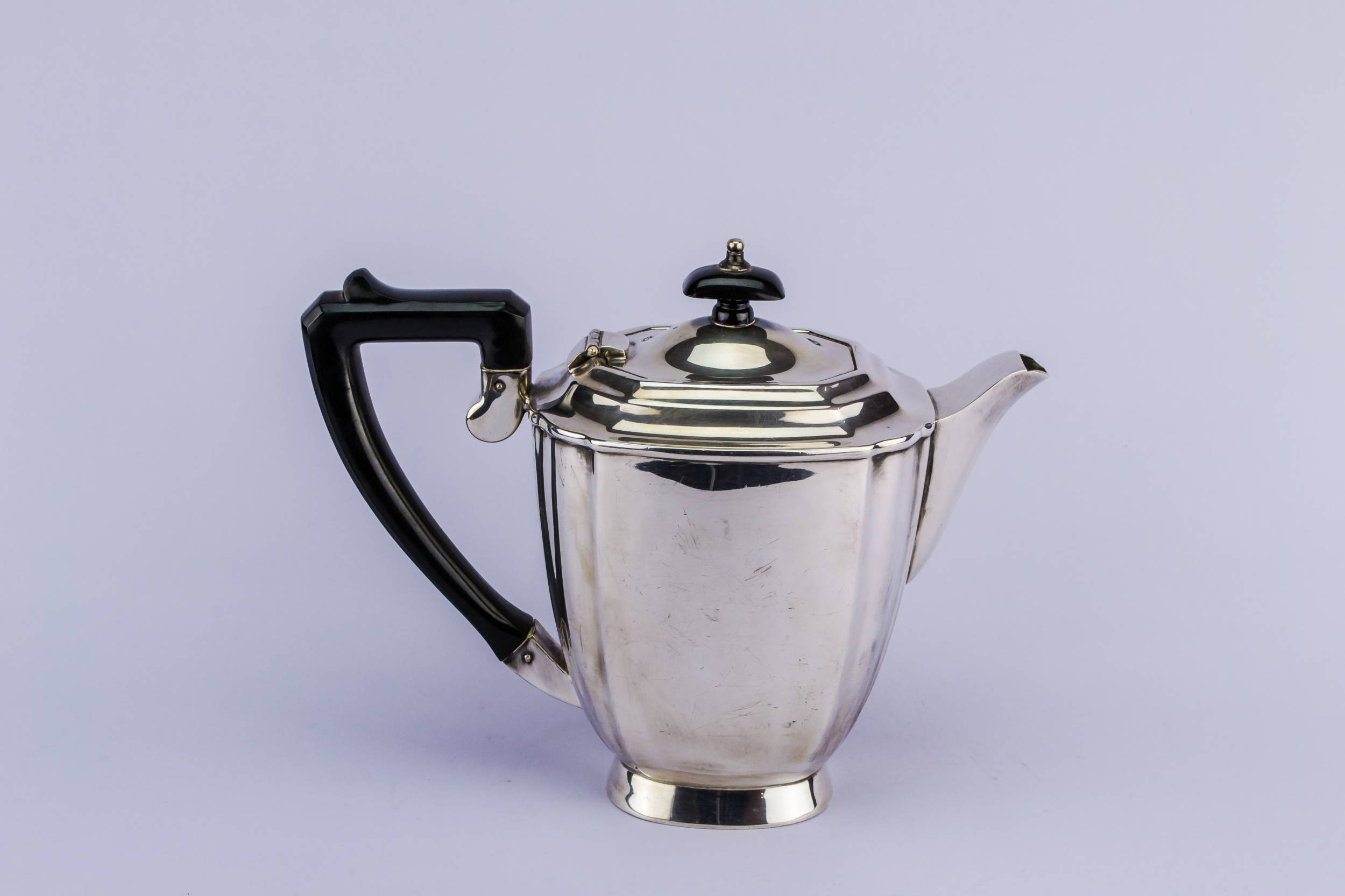 Silver Plated Art — Art Deco coffee pot