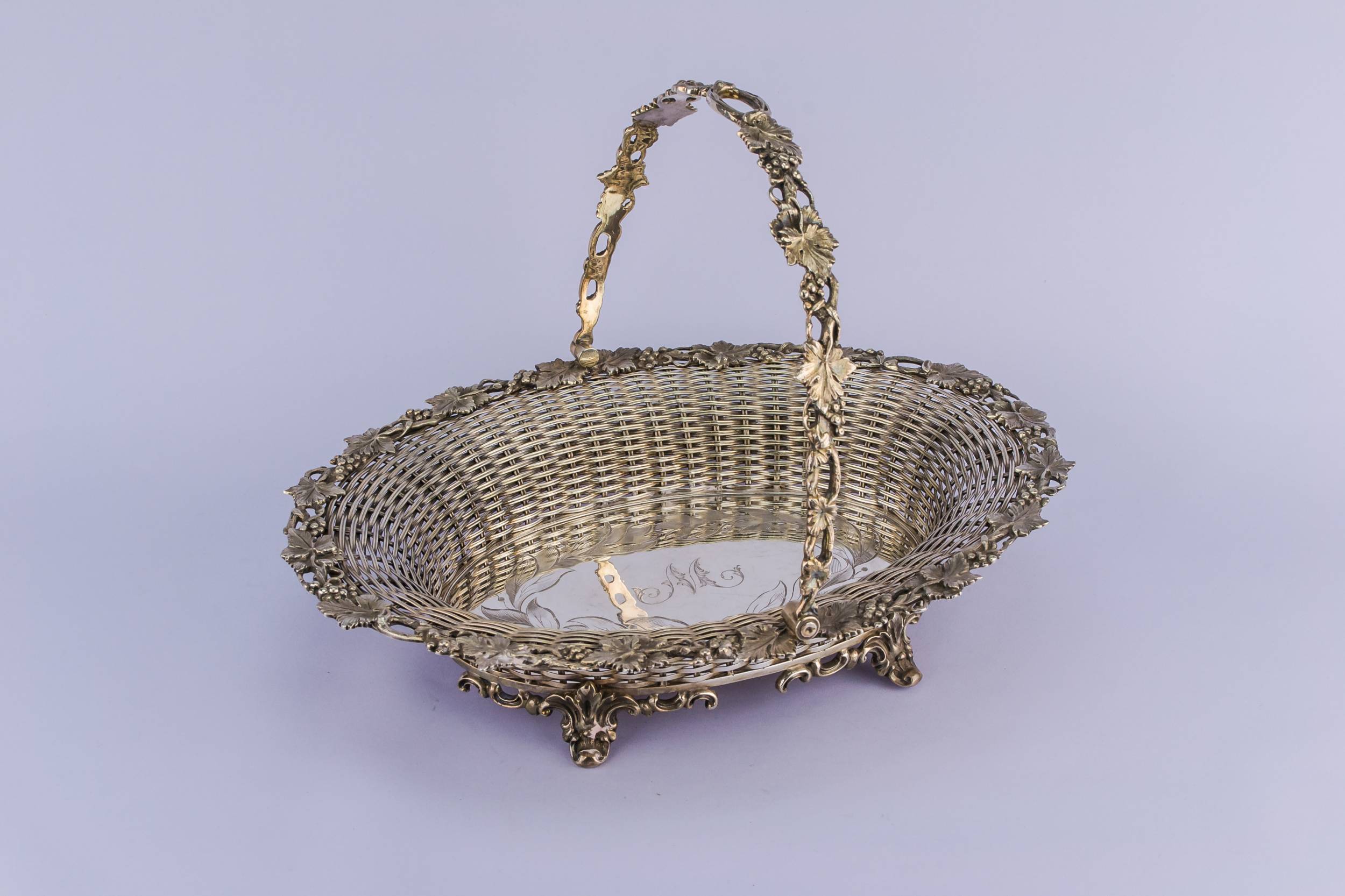 Antique Silver Plated — Silver plated fruit bowl
