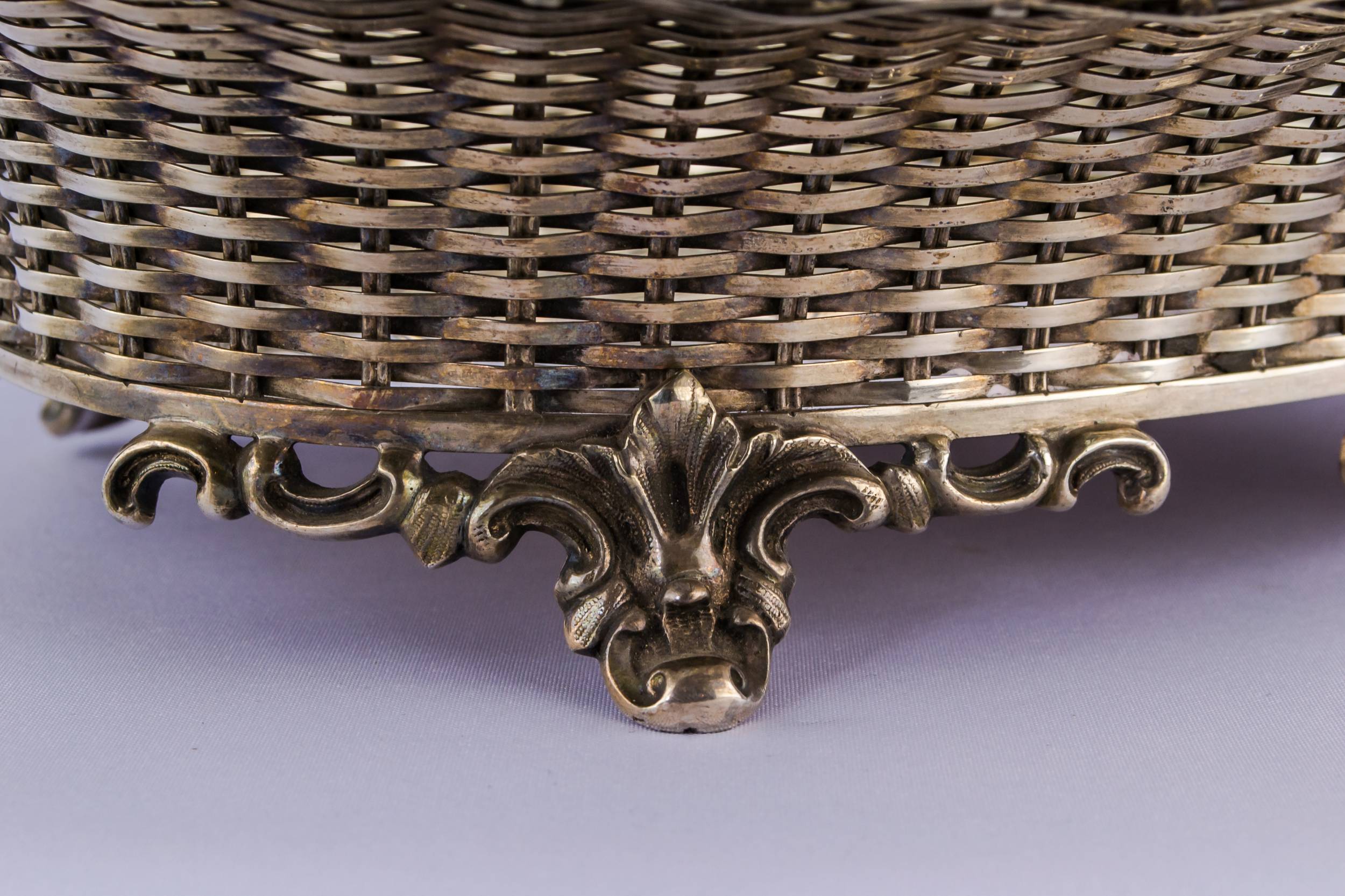 Antique Silver Plated — Silver plated fruit bowl 5