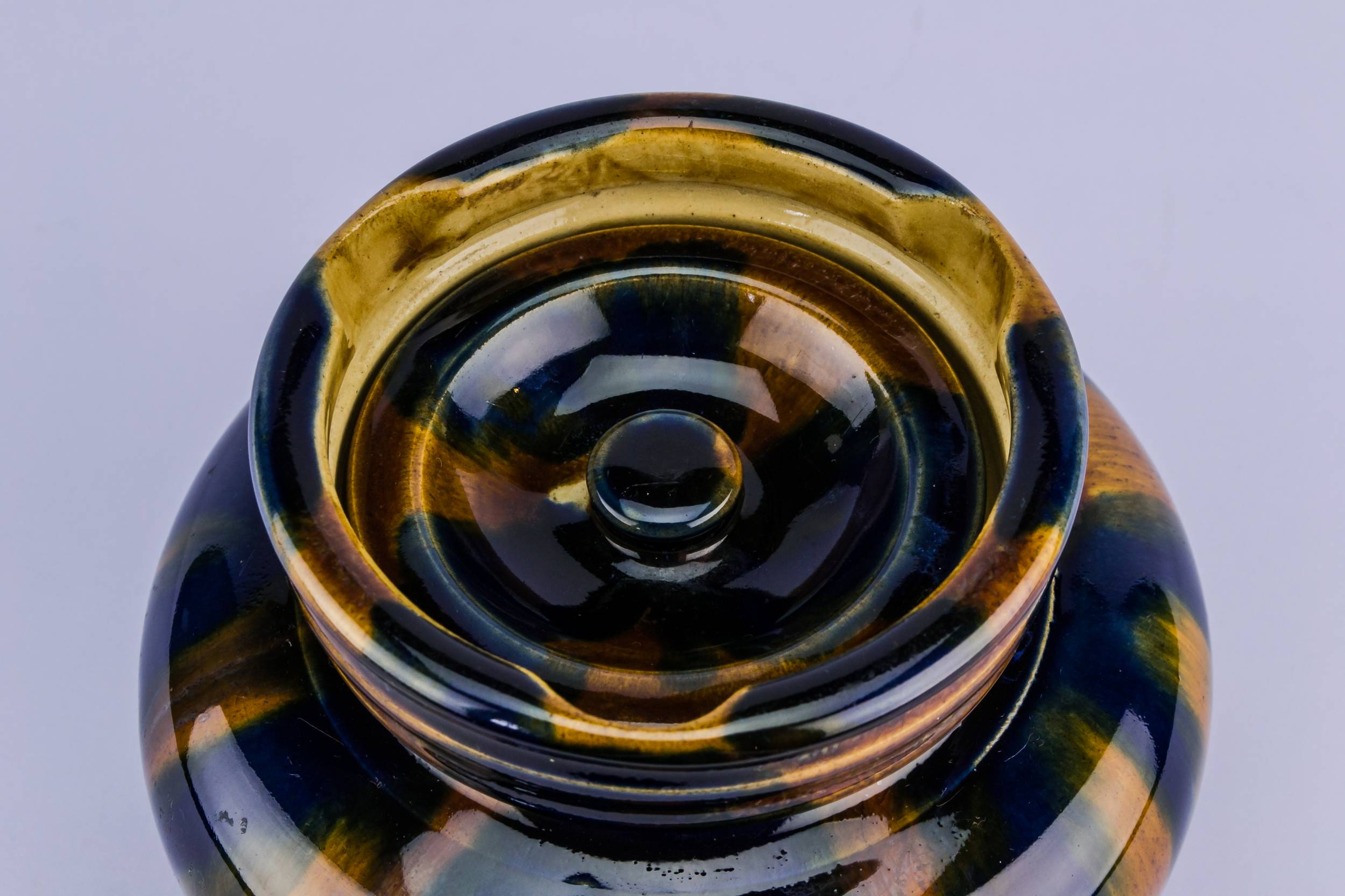 Ceramic Retro Mottled — Kitchen storage jar 2