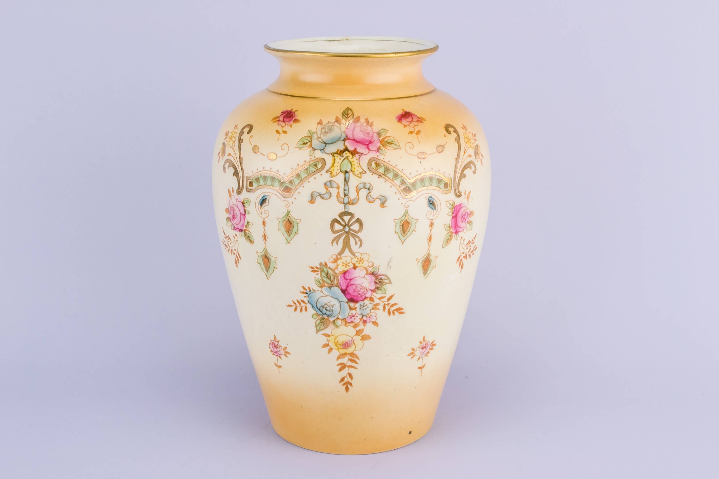 Neo-classical Elegant Floral — Crown Devon flower vase