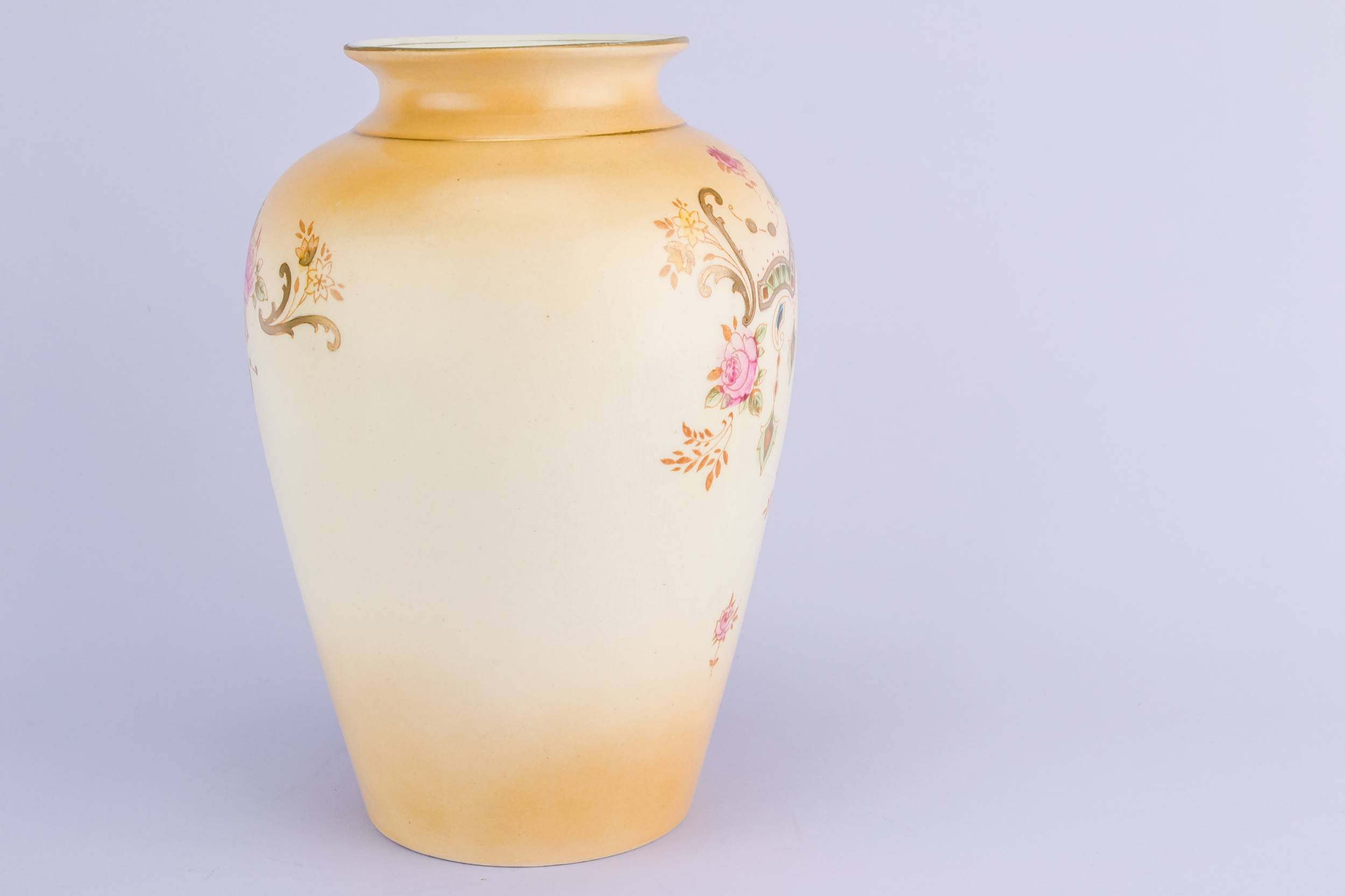 Neo-classical Elegant Floral — Crown Devon flower vase 1
