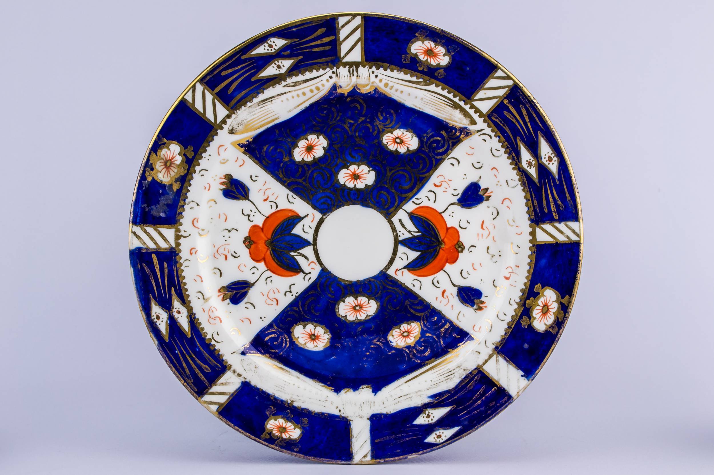 Opulent Large TEA — Flow blue tea set 3