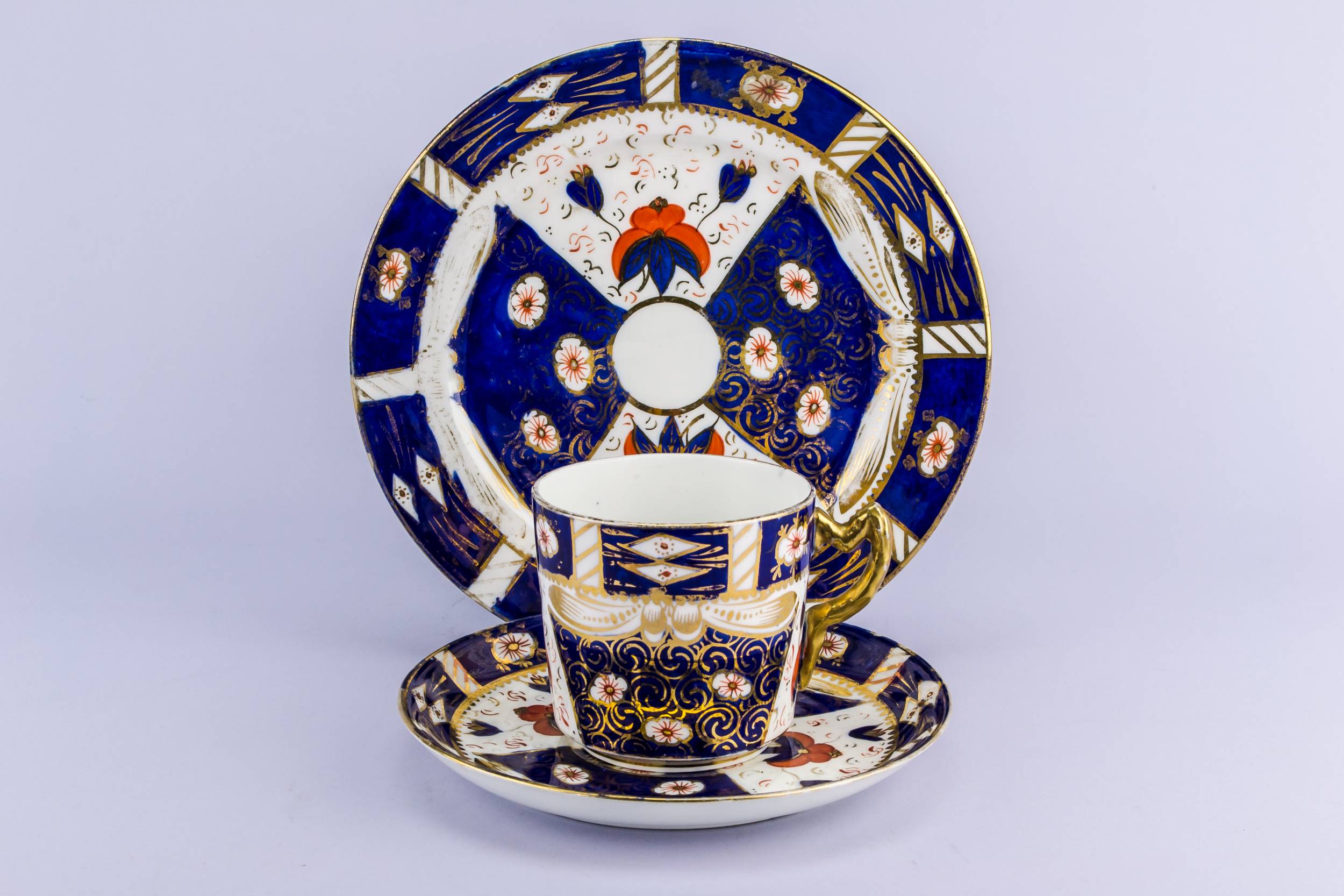 Opulent Large TEA — Flow blue tea set