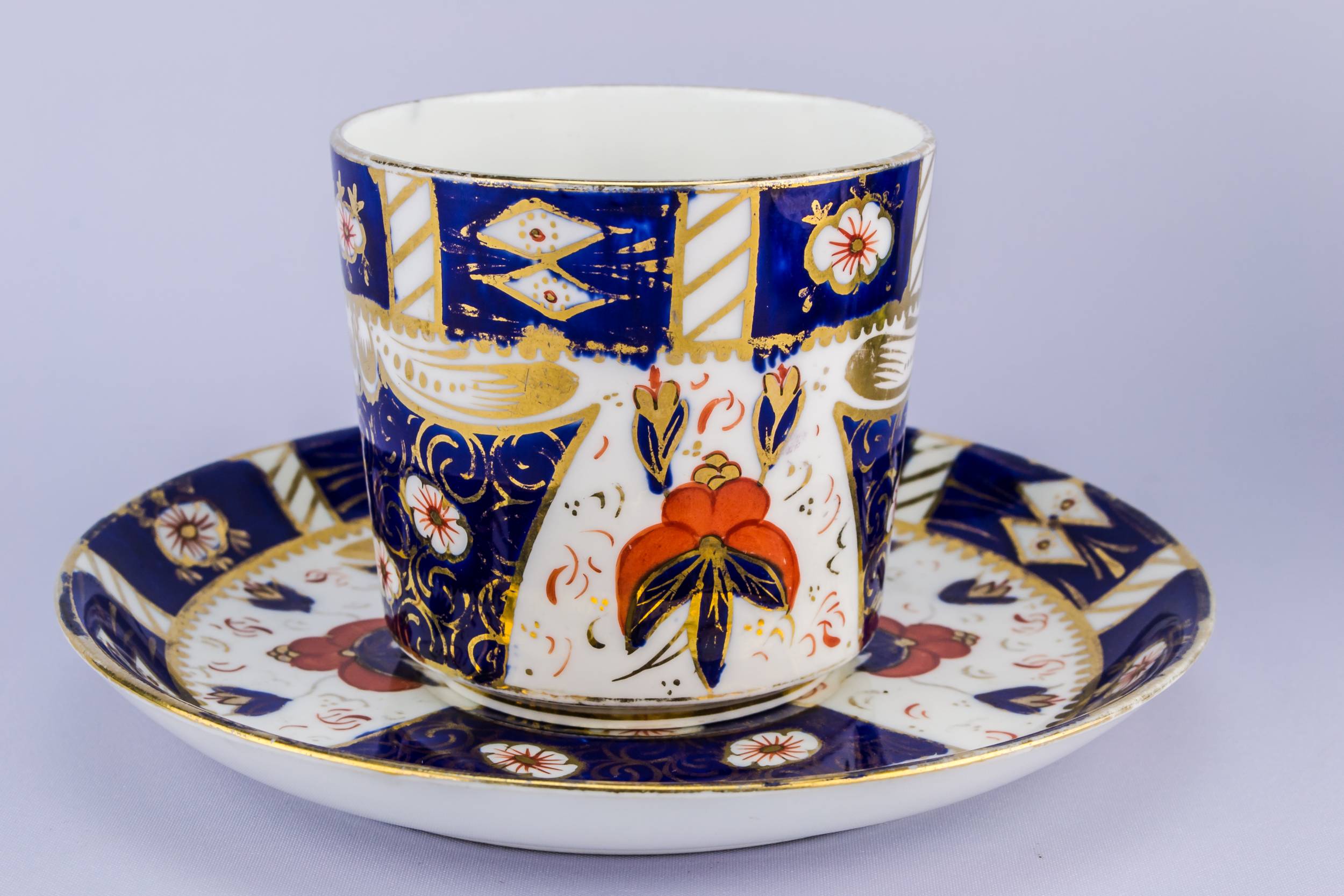 Opulent Large TEA — Flow blue tea set 6