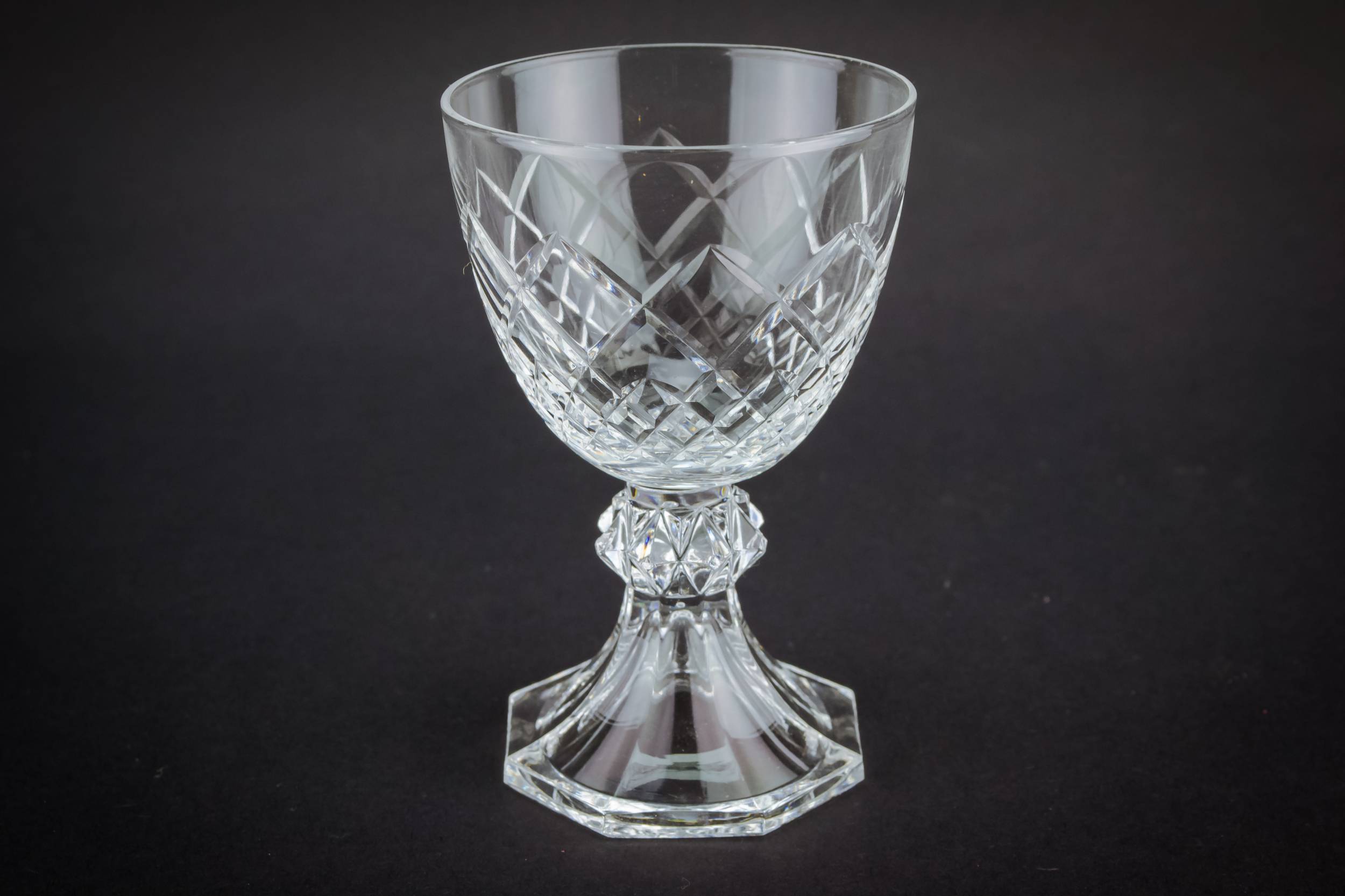 Retro Vintage 25 — 6 crystal shot glasses