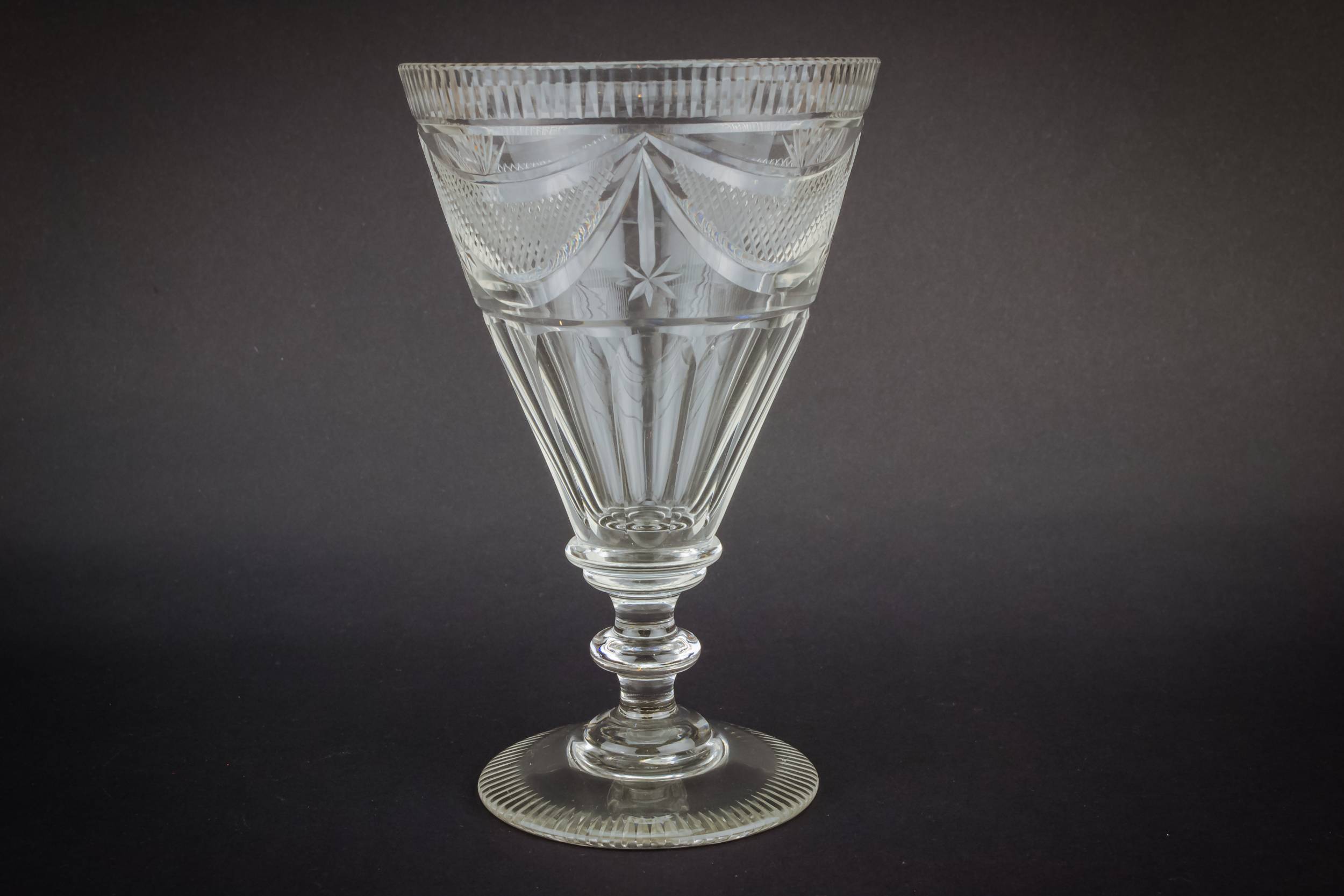 Crystal Antique Dessert — Large wine goblet 3