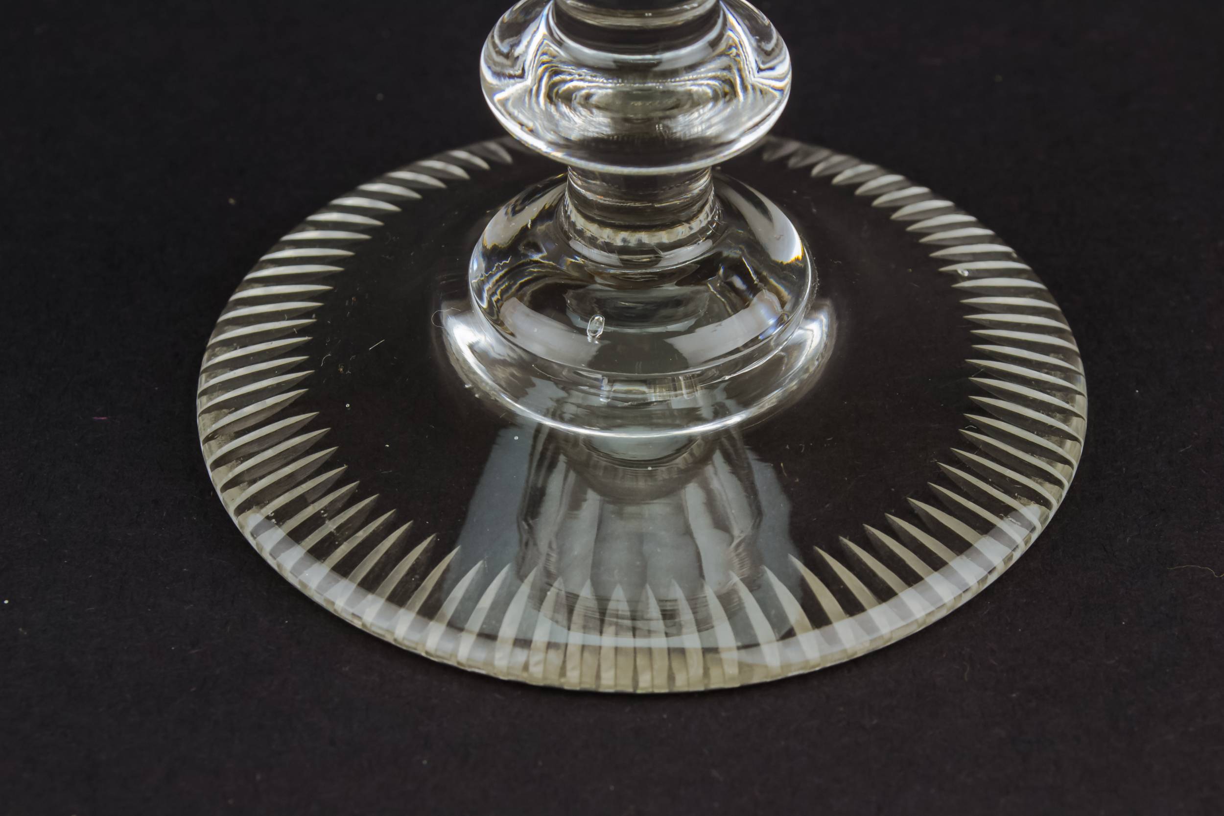 Crystal Antique Dessert — Large wine goblet 2