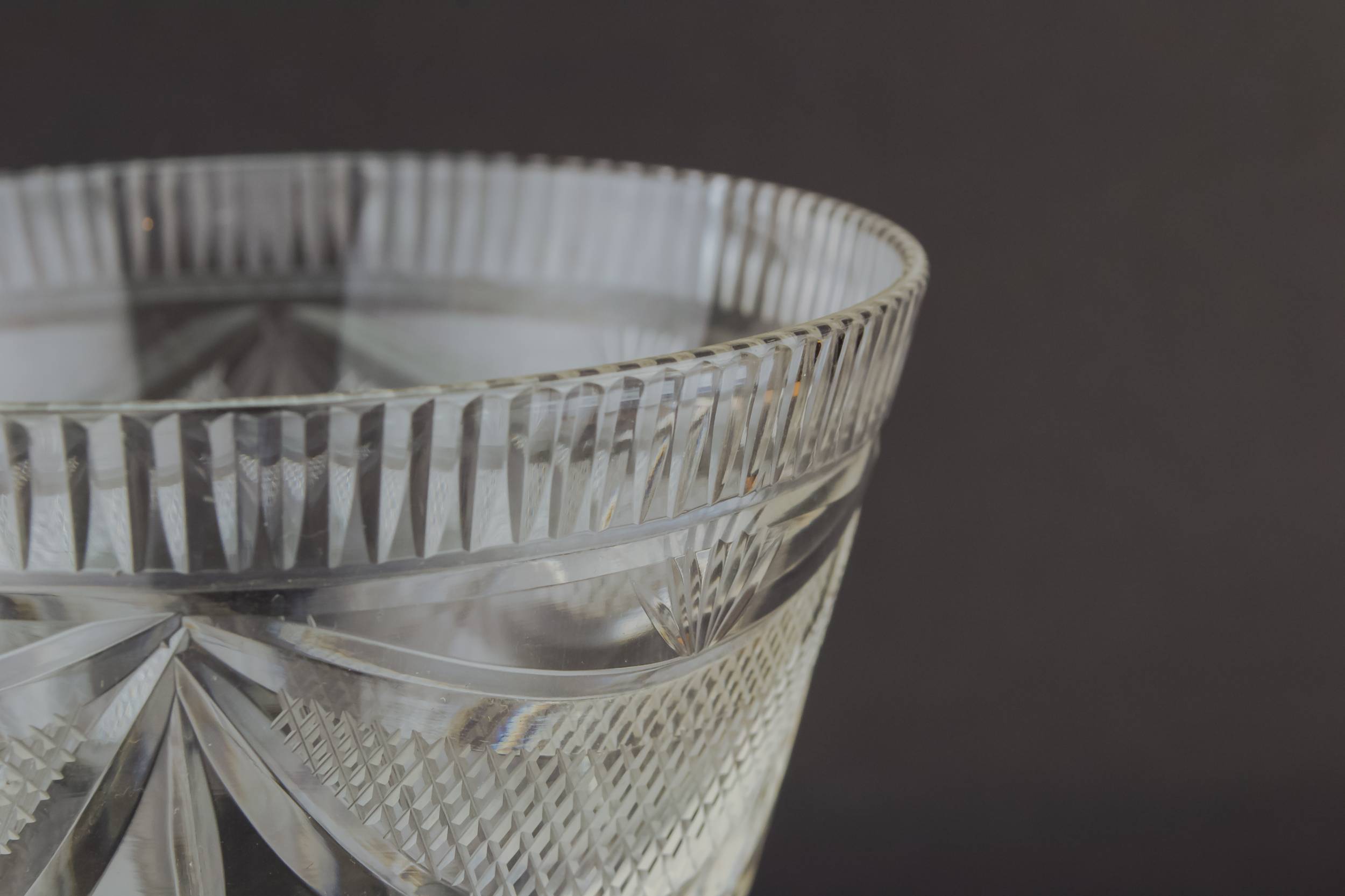 Crystal Antique Dessert — Large wine goblet 1