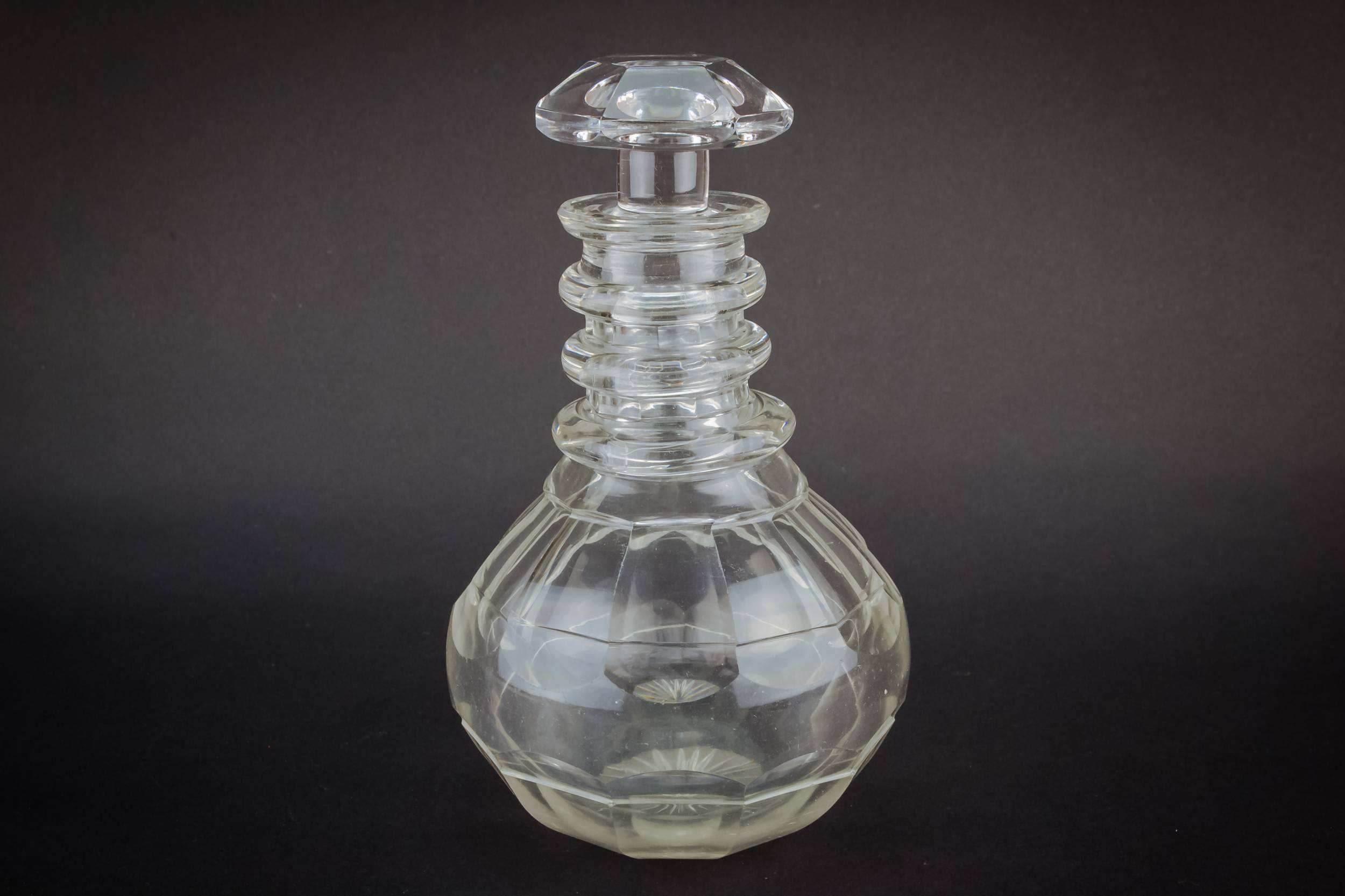 Cut Glass Antique — Sherry cut glass decanter