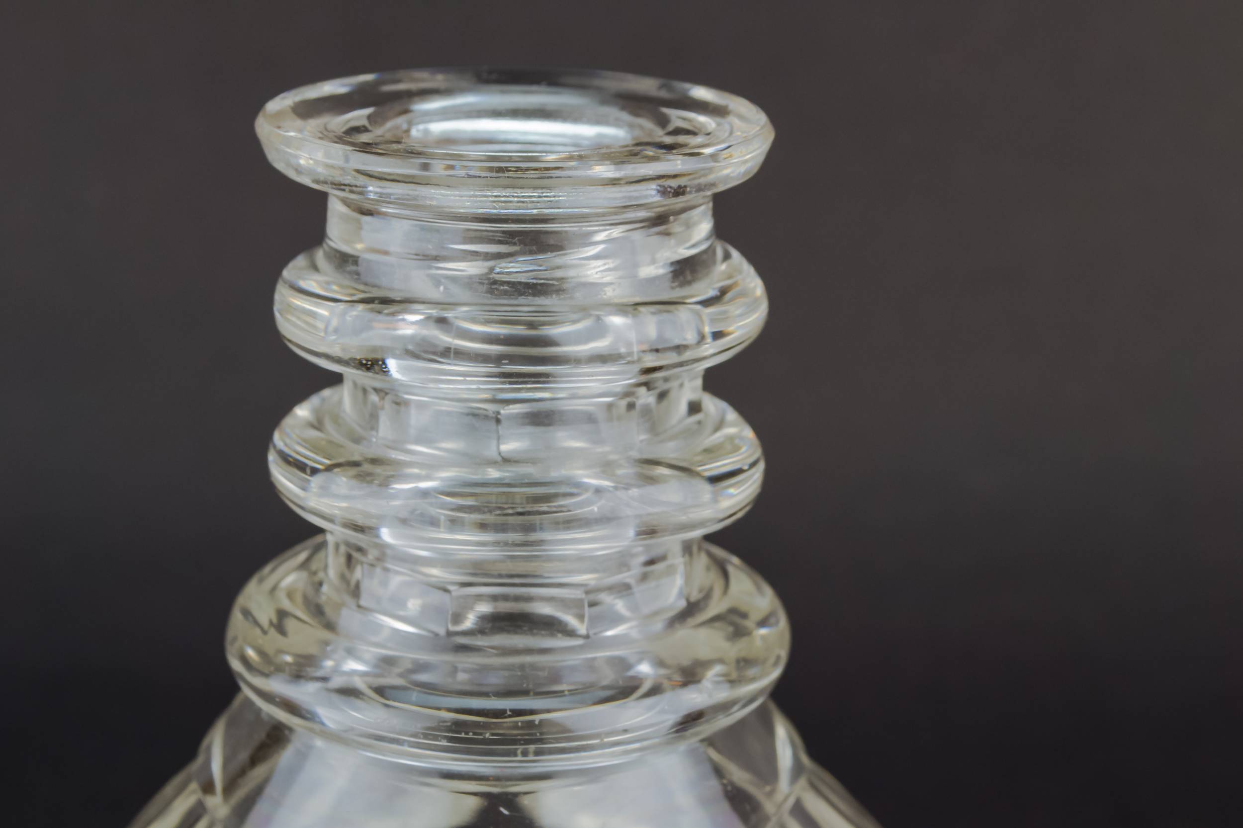 Cut Glass Antique — Sherry cut glass decanter 1