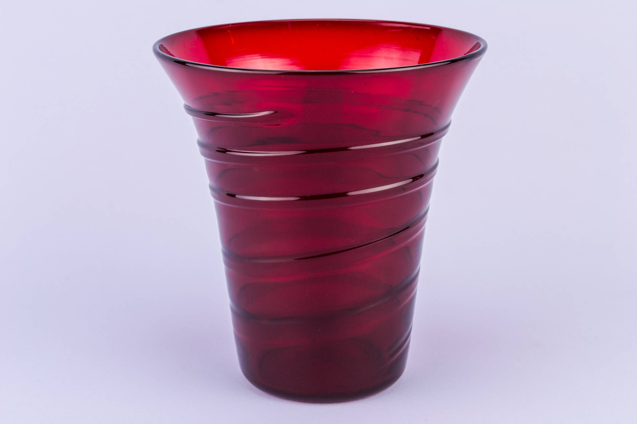 Vintage Elegant Whitefriars — Whitefriars red ice bucket