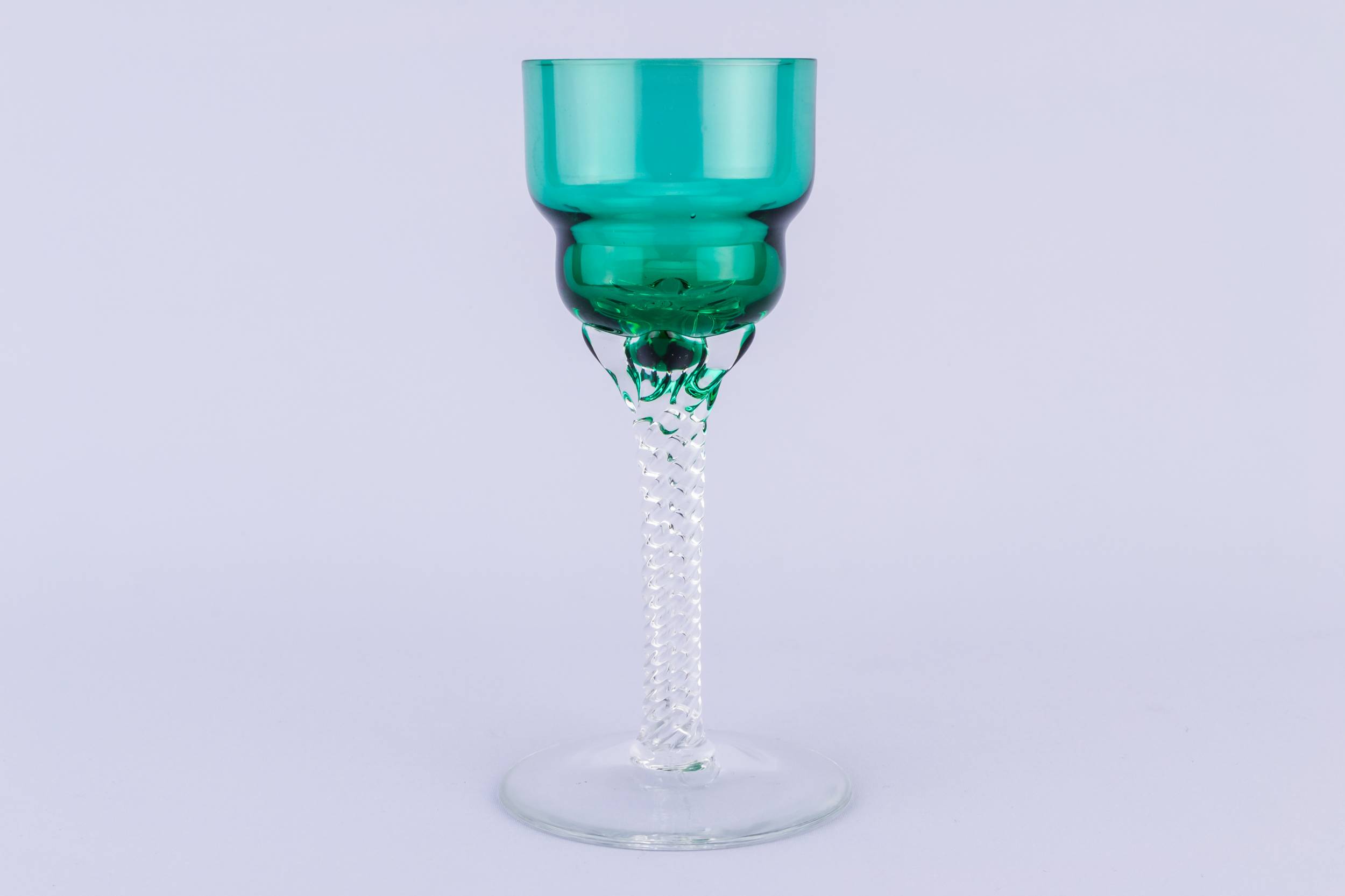 Green Antique 35 — Green port stem glass 2