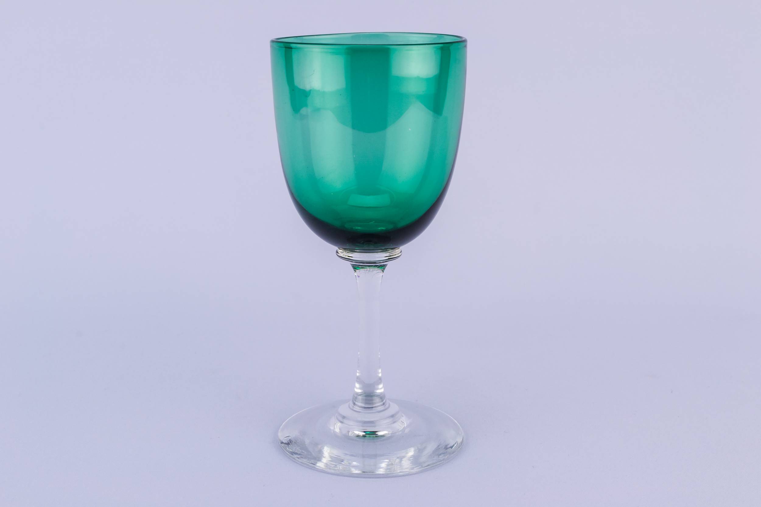 Green Victorian 50 — 6 green dessert wine glasses