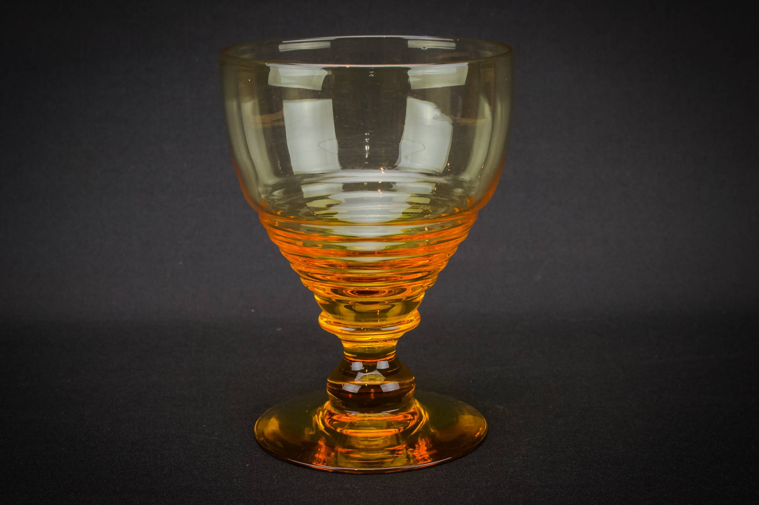 Amber Vintage 125 — 6 Stuart amber glasses