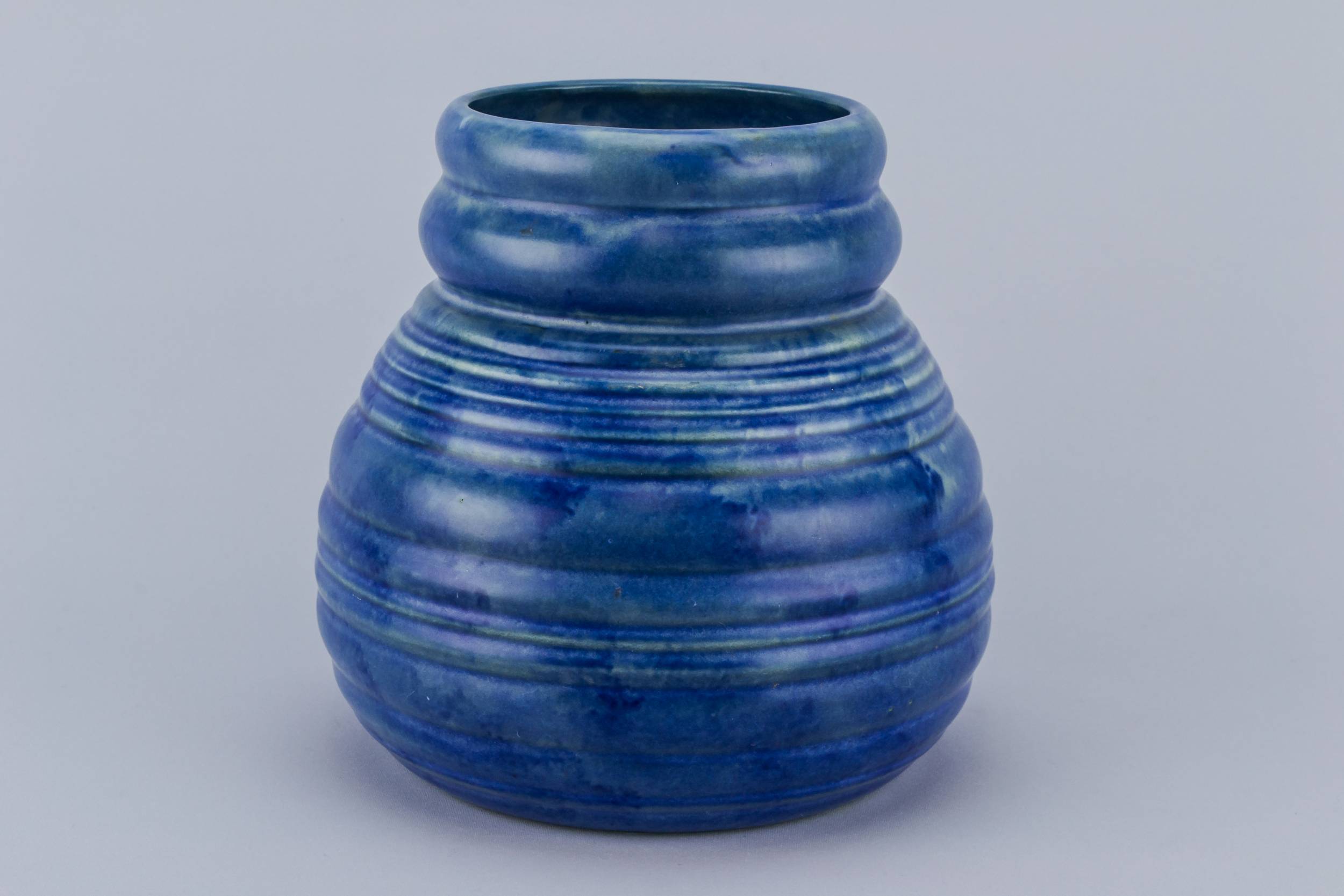 Elegant Vintage Ceramic — Carlton Ware blue vase