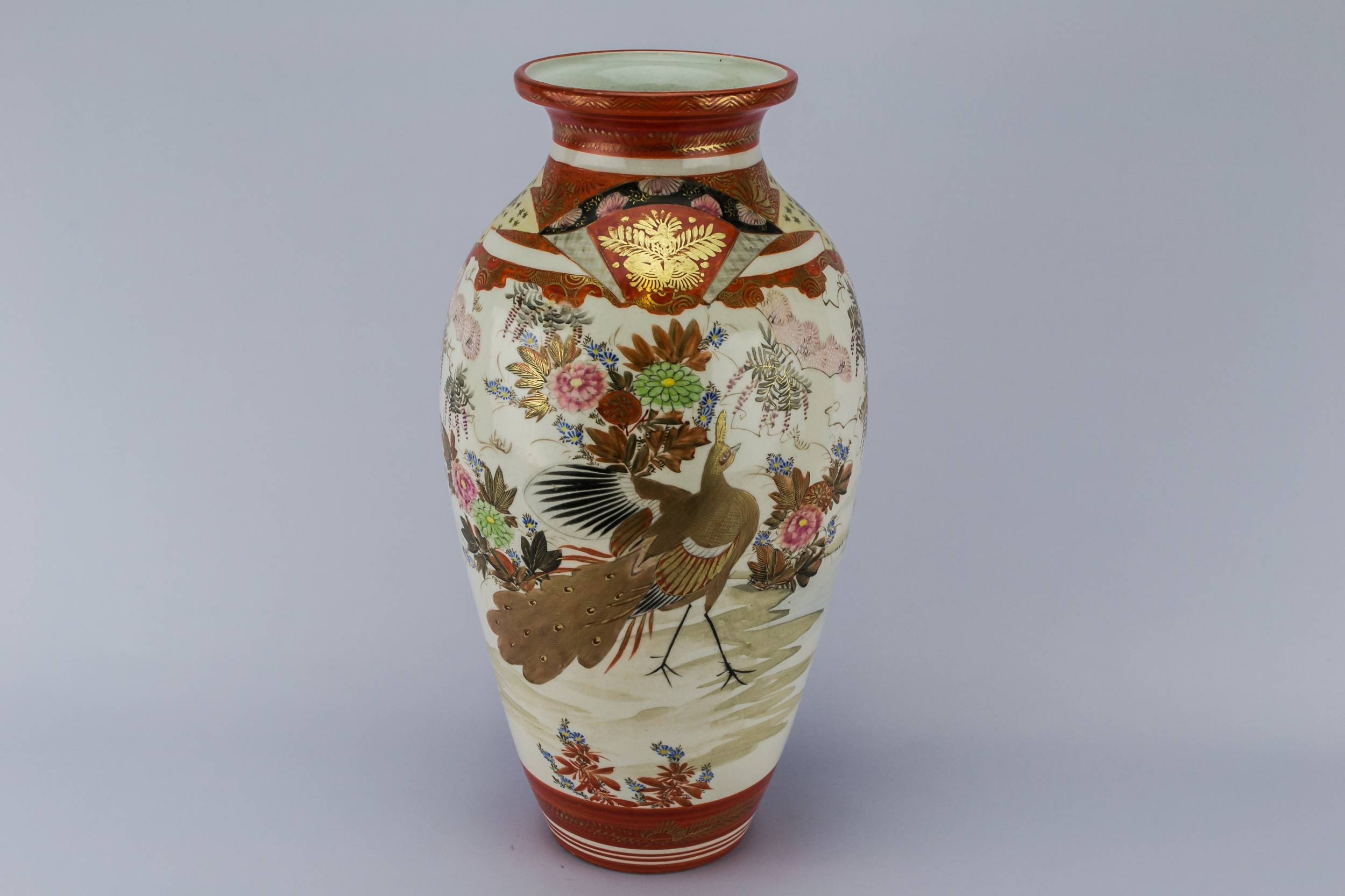 Satsuma Ceramic Floral — Ceramic Satsuma vase