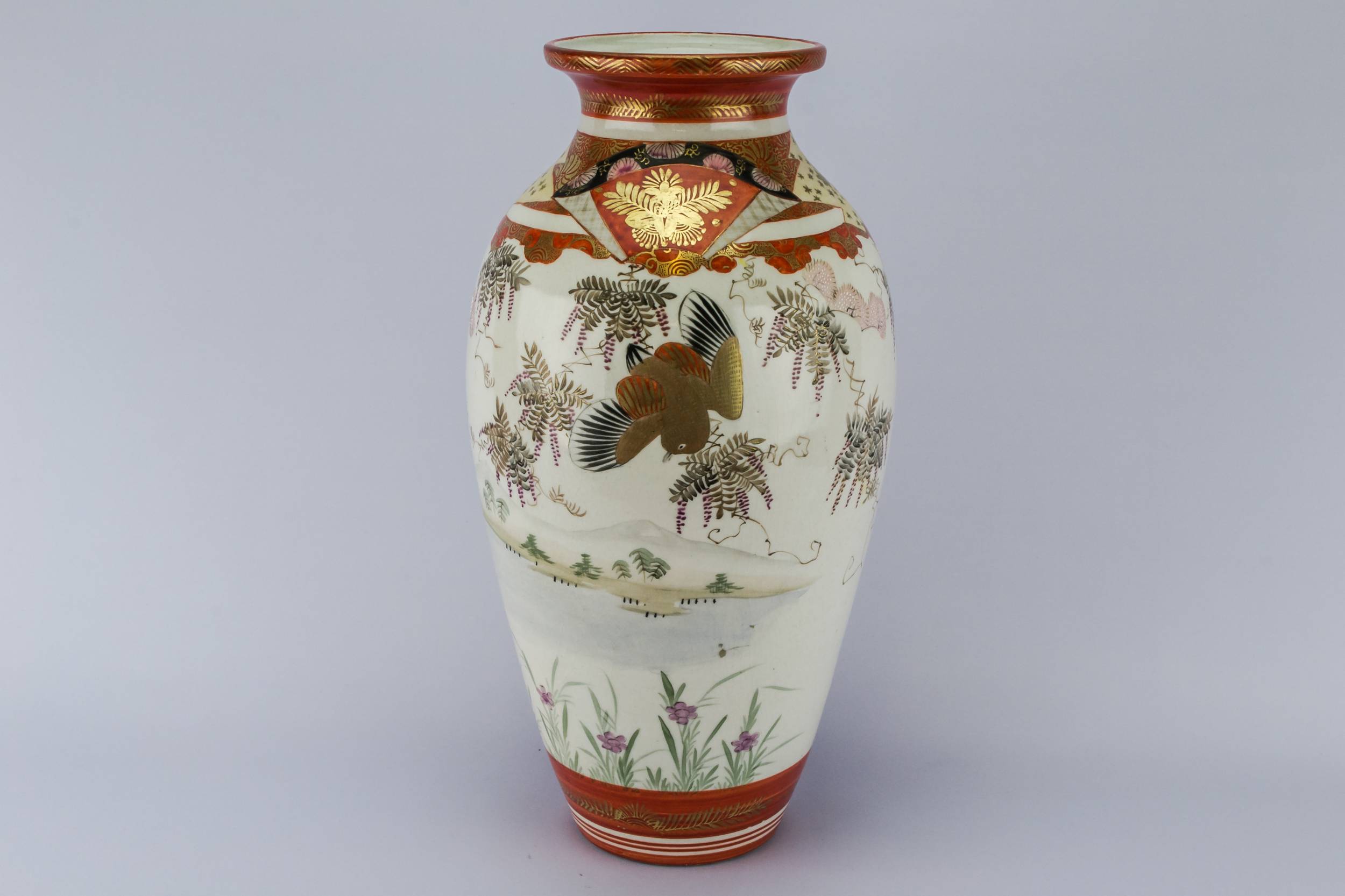 Satsuma Ceramic Floral — Ceramic Satsuma vase 2