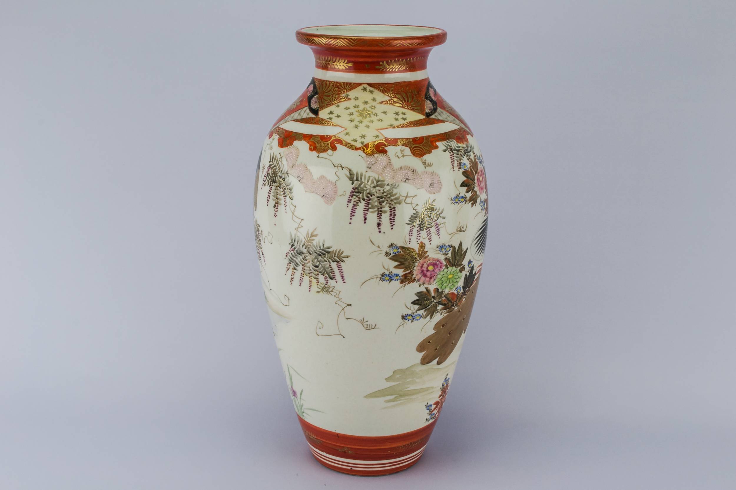 Satsuma Ceramic Floral — Ceramic Satsuma vase 3