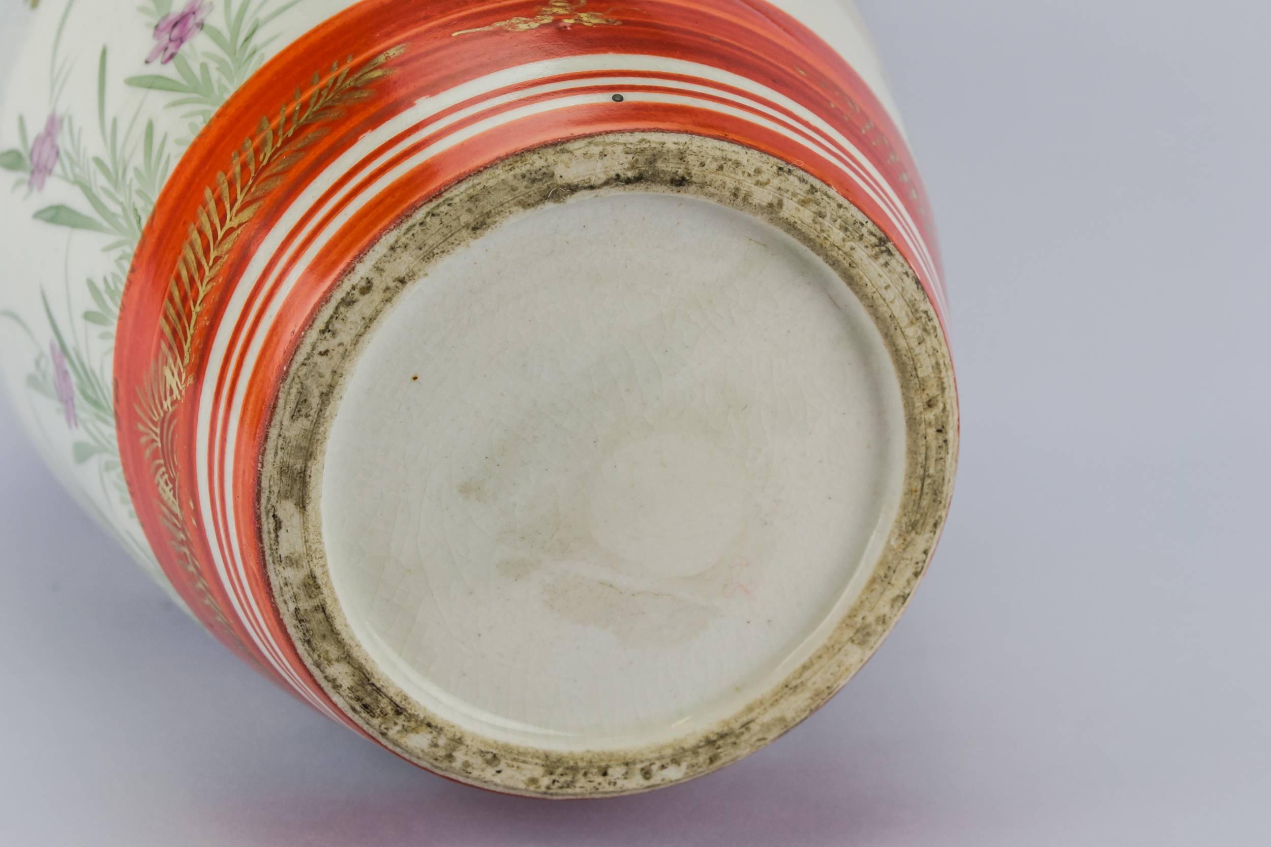 Satsuma Ceramic Floral — Ceramic Satsuma vase 4