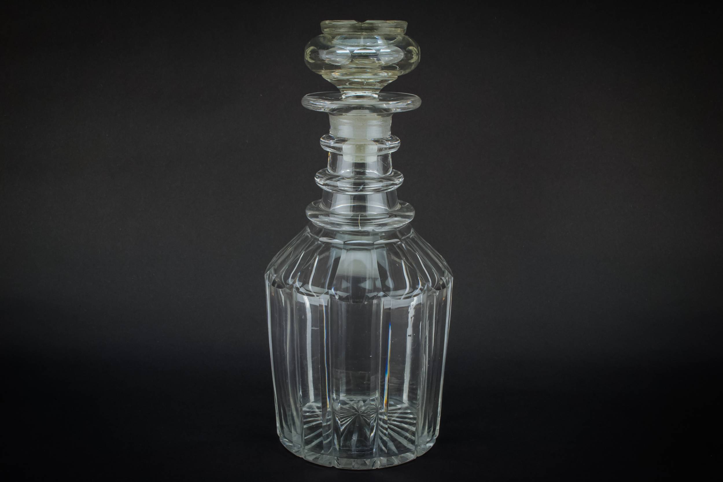 Cut Glass Nelson — Dessert wine decanter