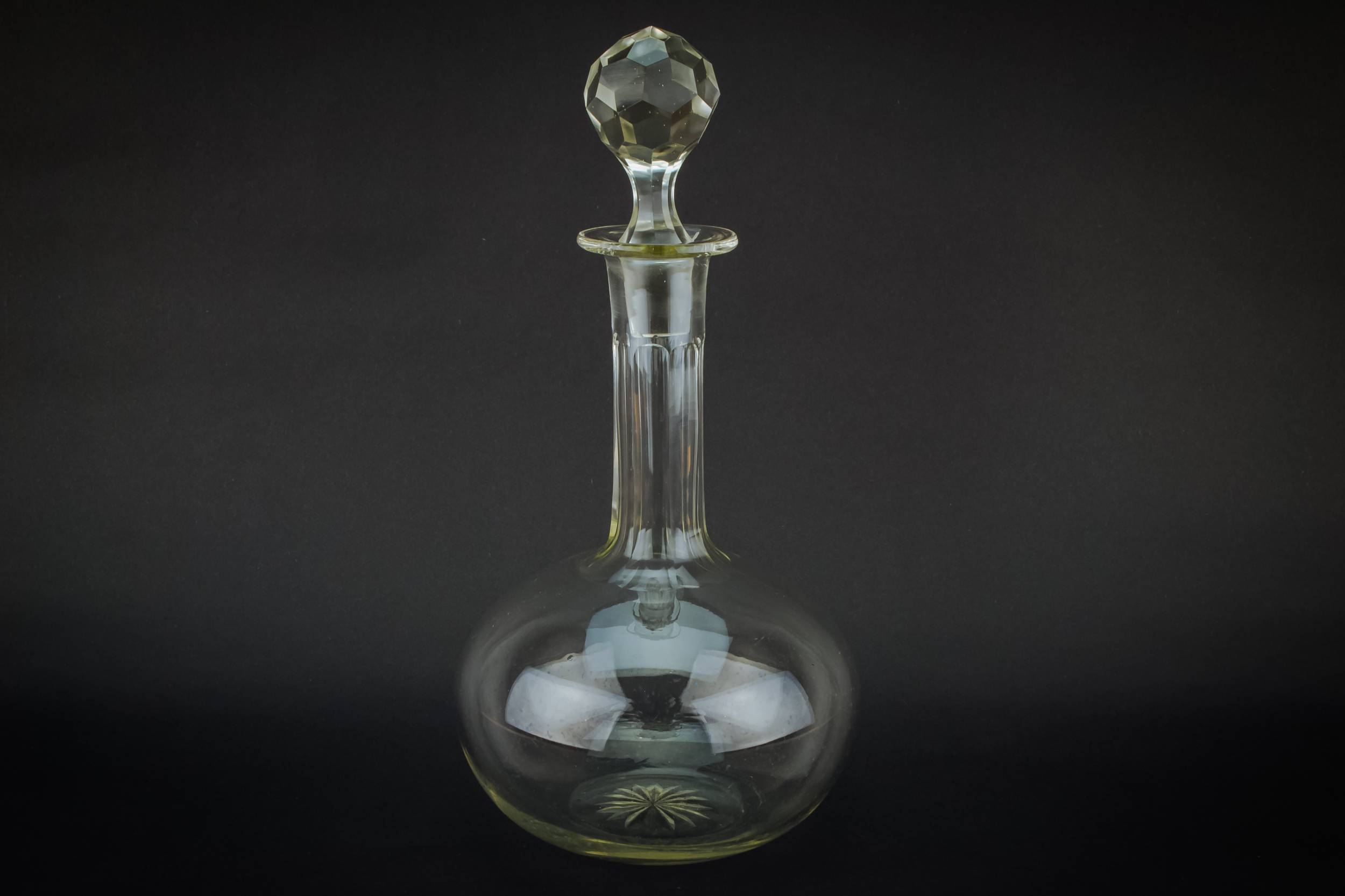 Blown Glass Antique — Blown glass decanter