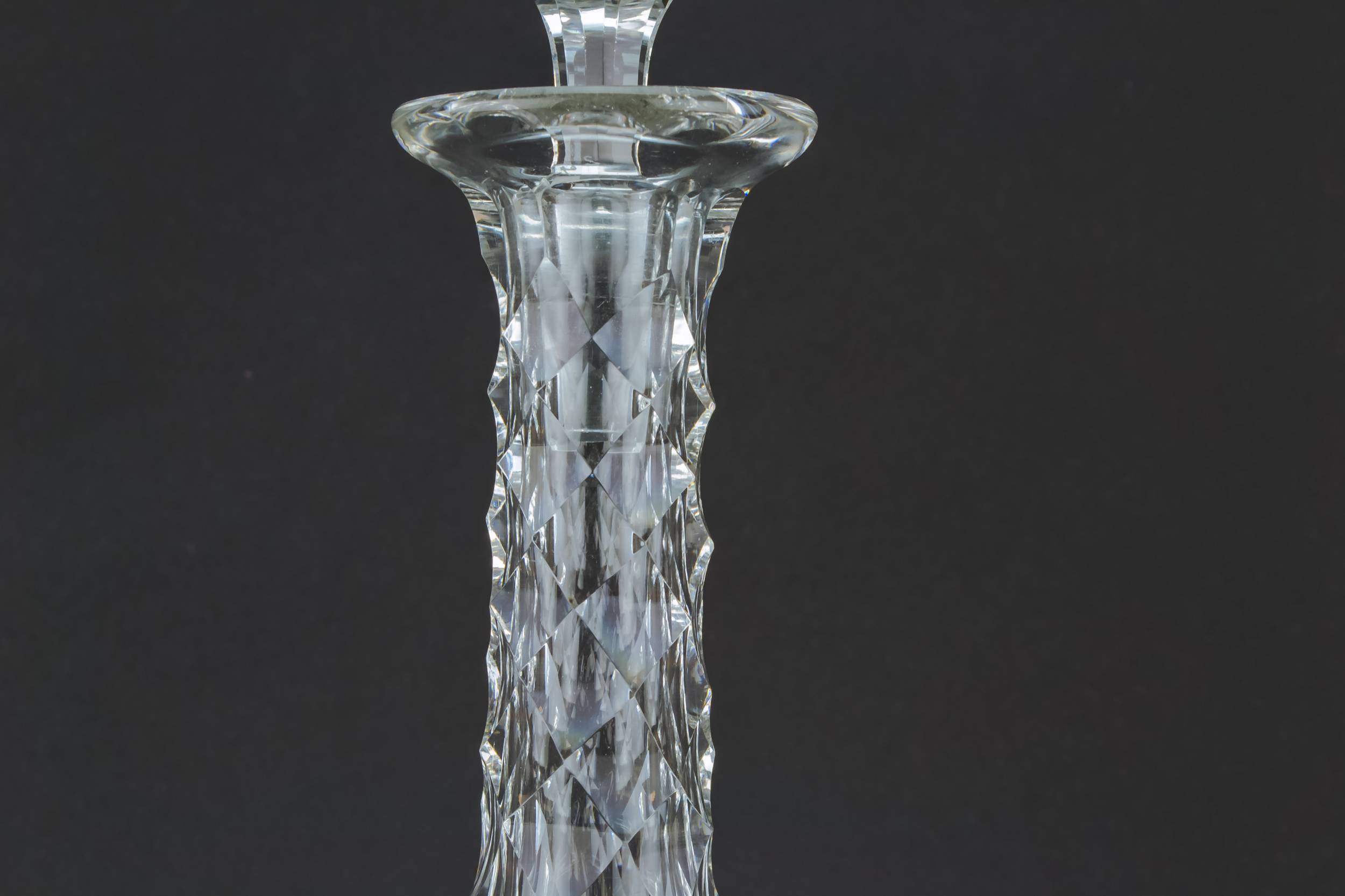 Antique Cut Glass — Cut glass decanter 2