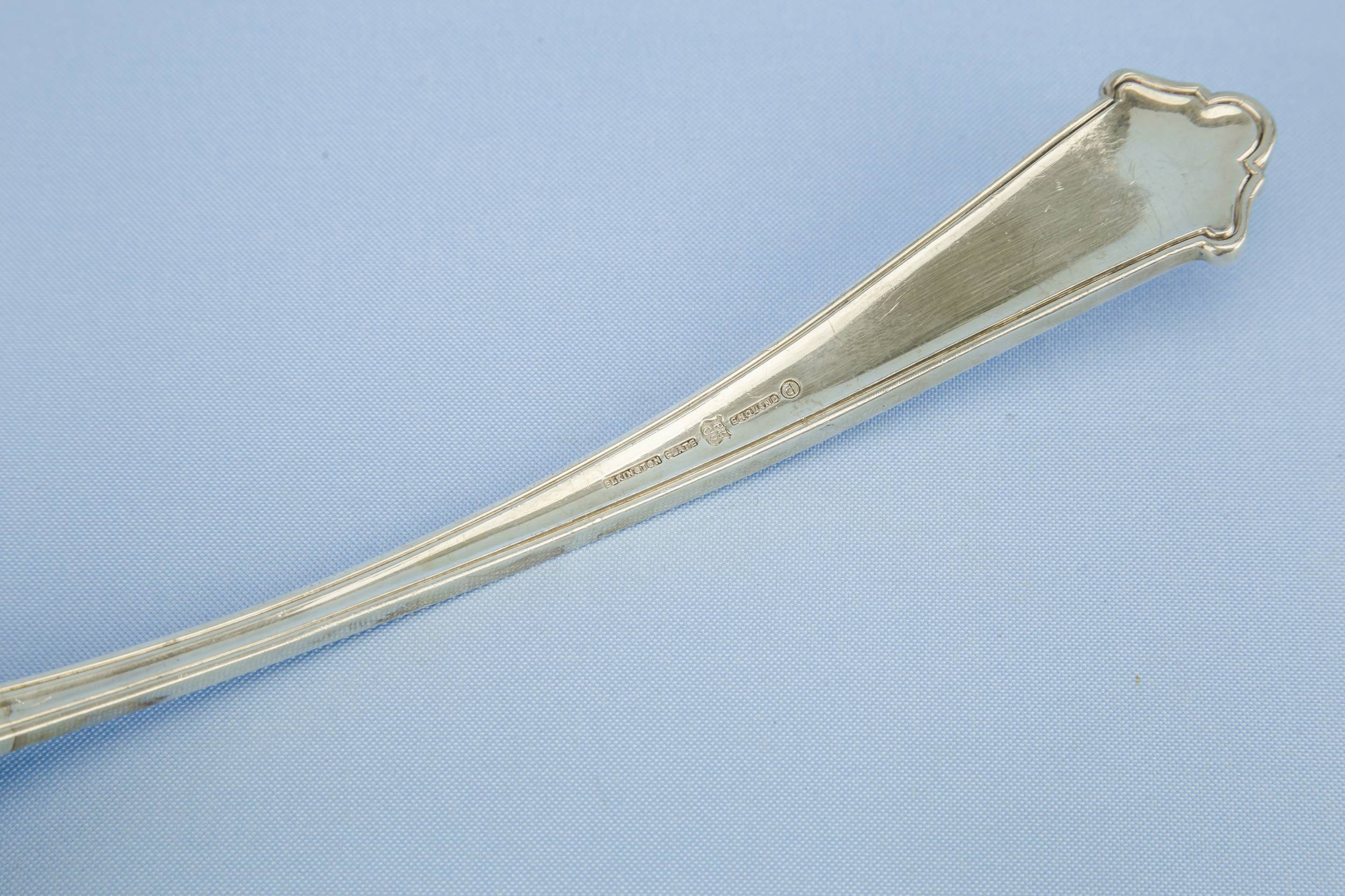 Vintage Elegant Retro — Silver plated ladle 2
