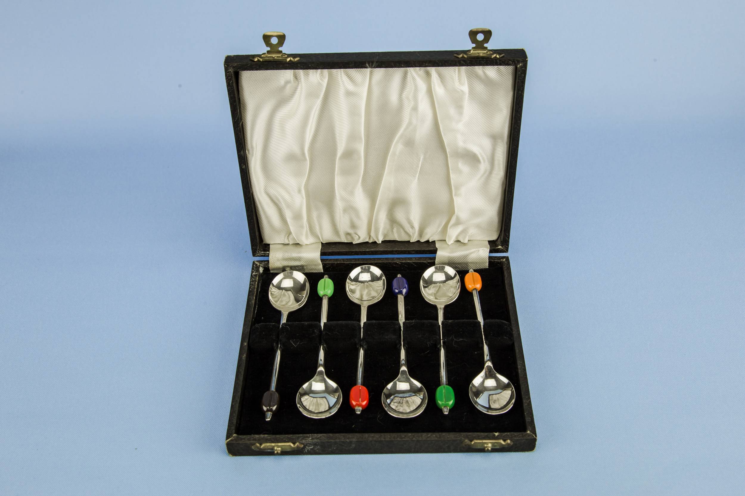 Attractive Vintage Coffee — 6 coffee bean spoons 3