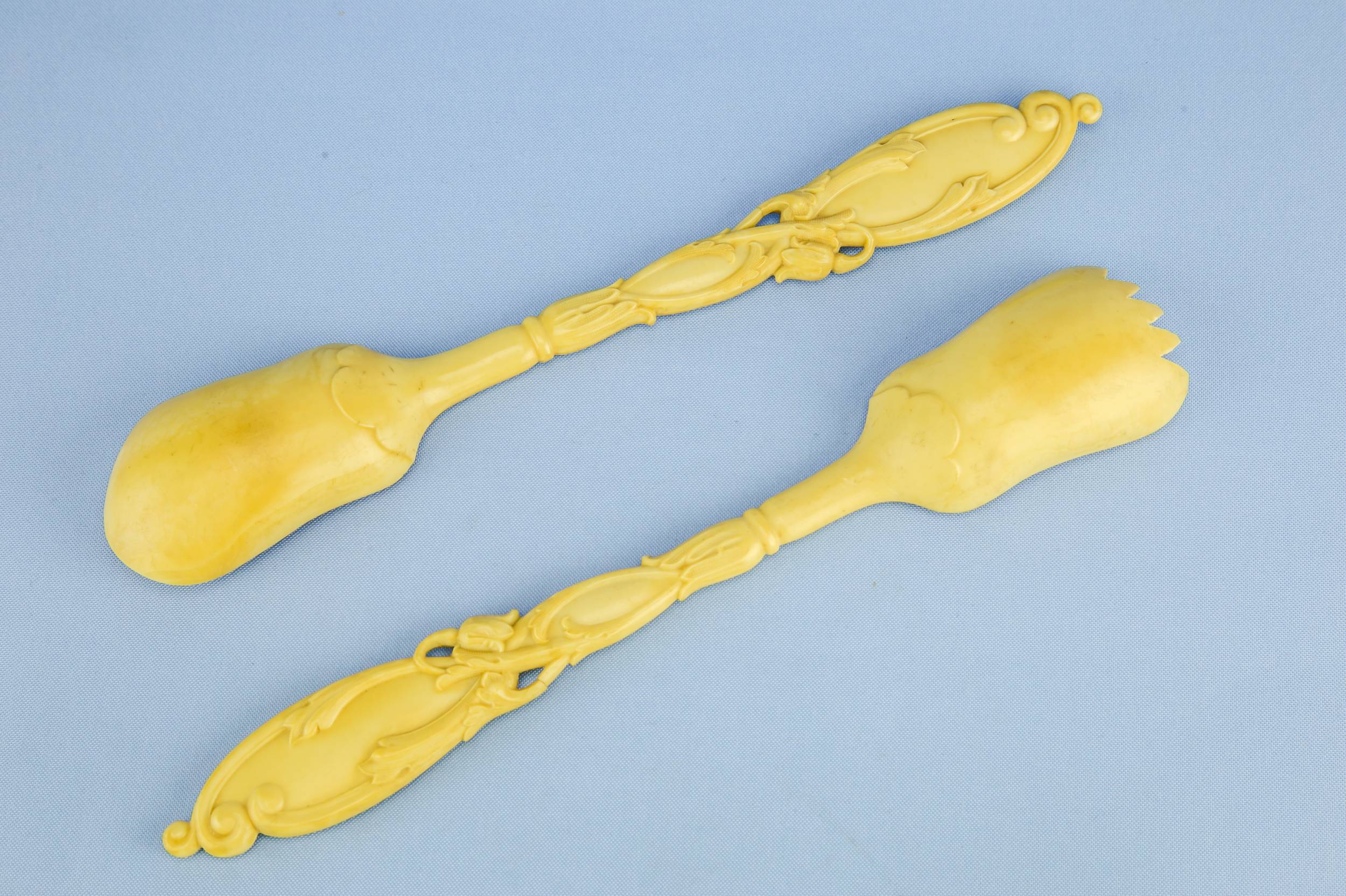 Charming Antique Art — Salad serving spoons 2