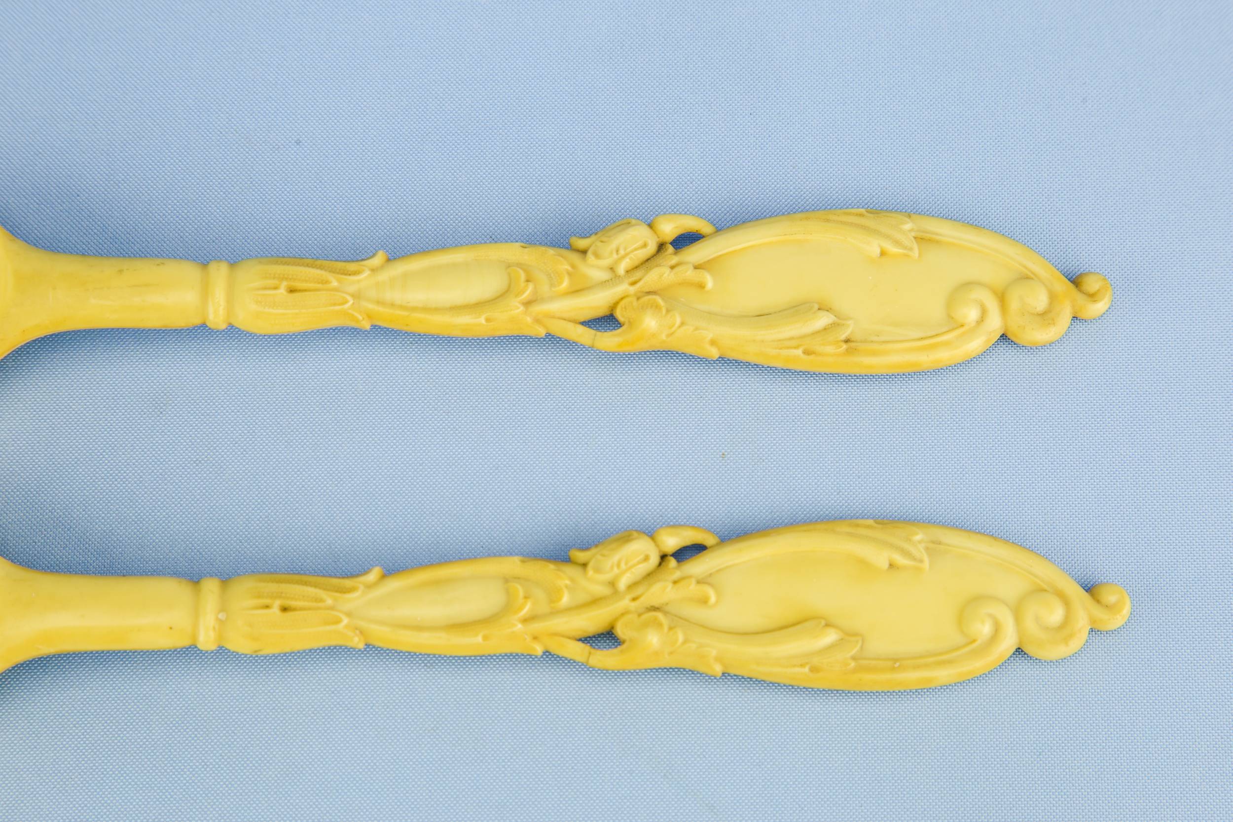 Charming Antique Art — Salad serving spoons 1