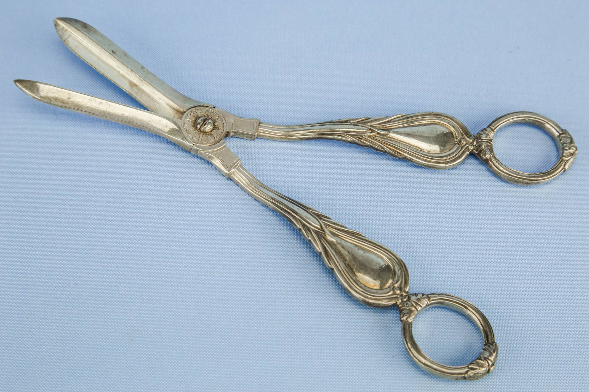 Classical Silver Plated — Classical grape shears 2