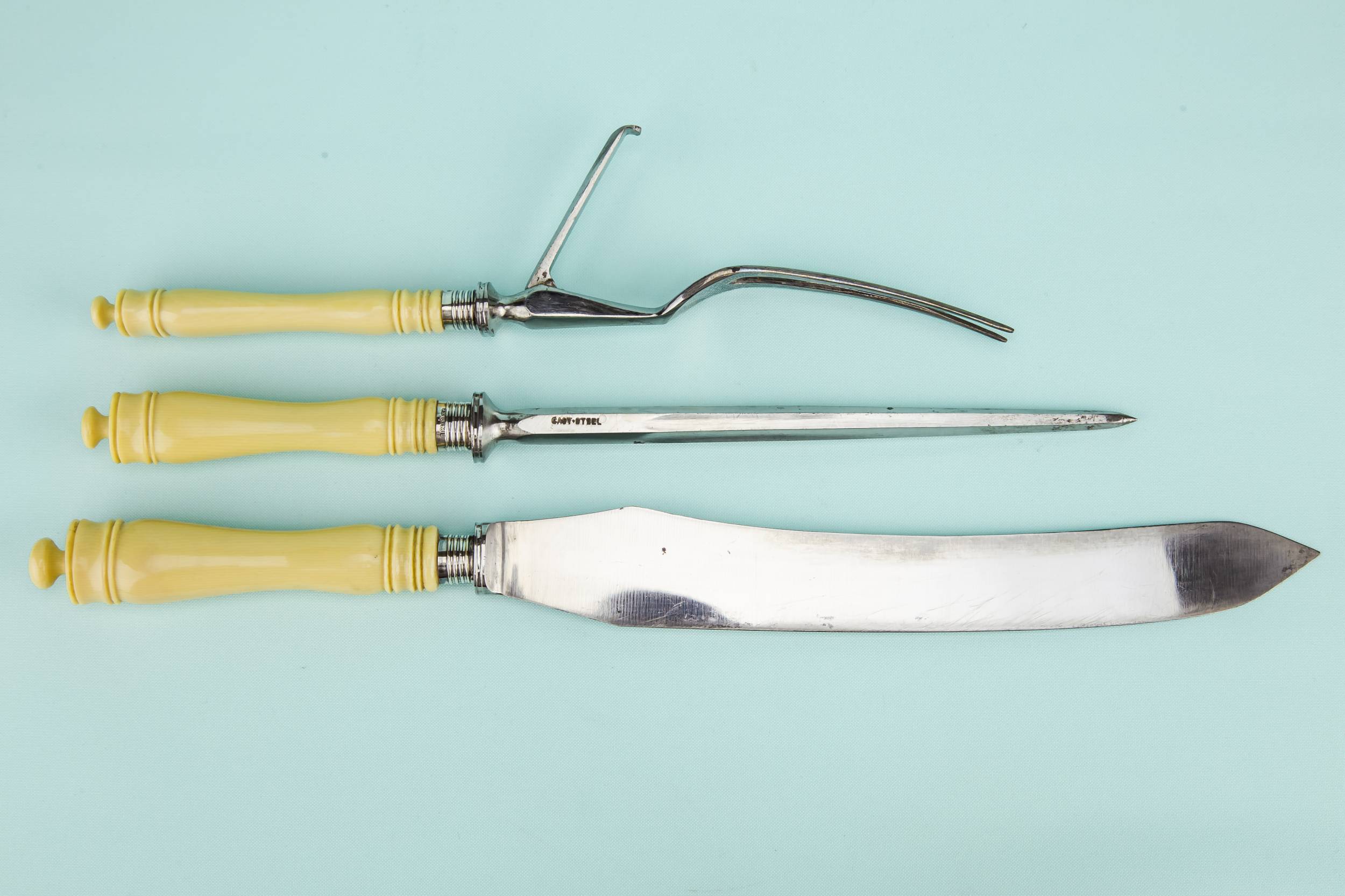 Piece Art Deco — Meat carving set trio 3