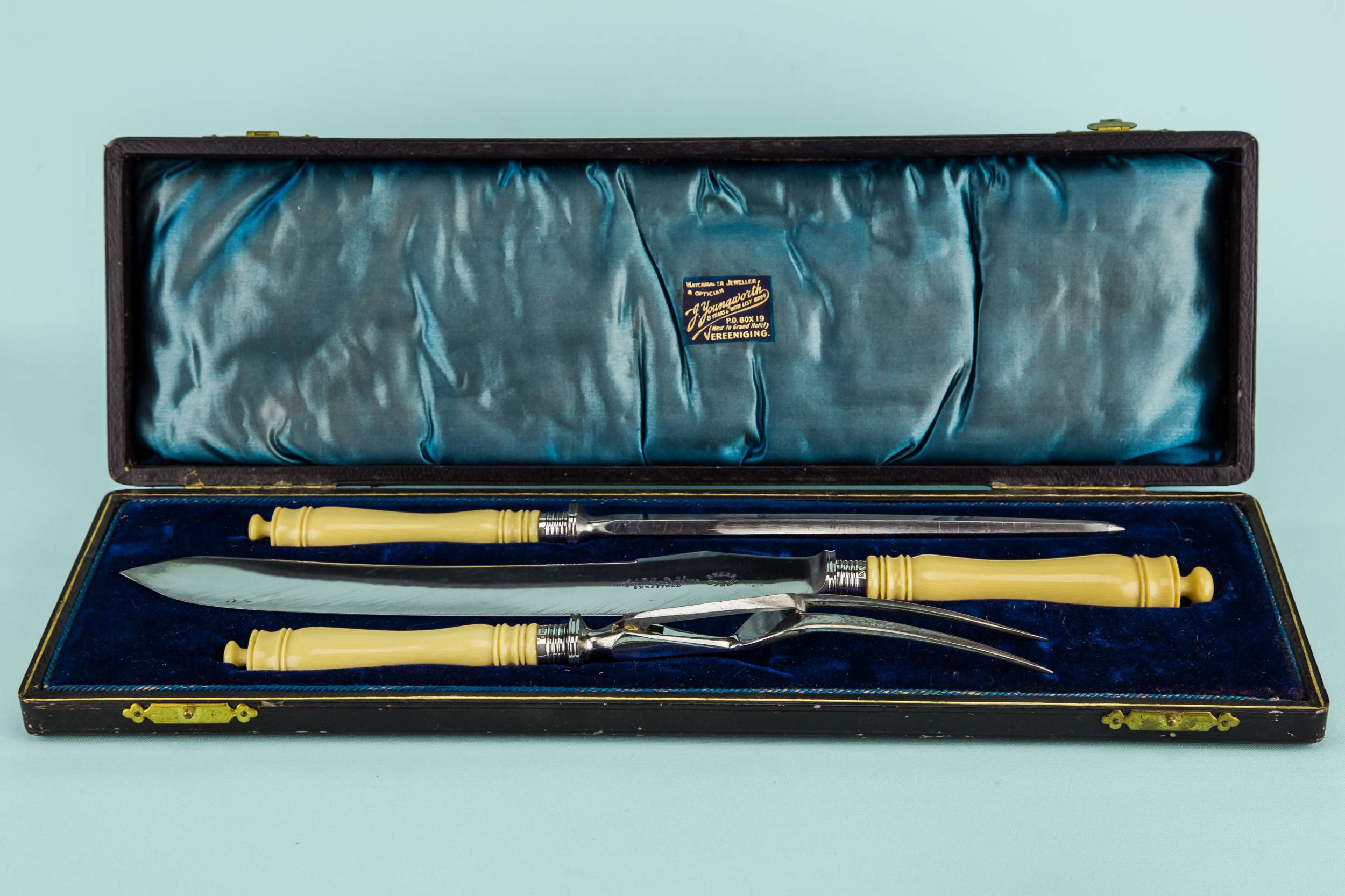 Piece Art Deco — Meat carving set trio 1