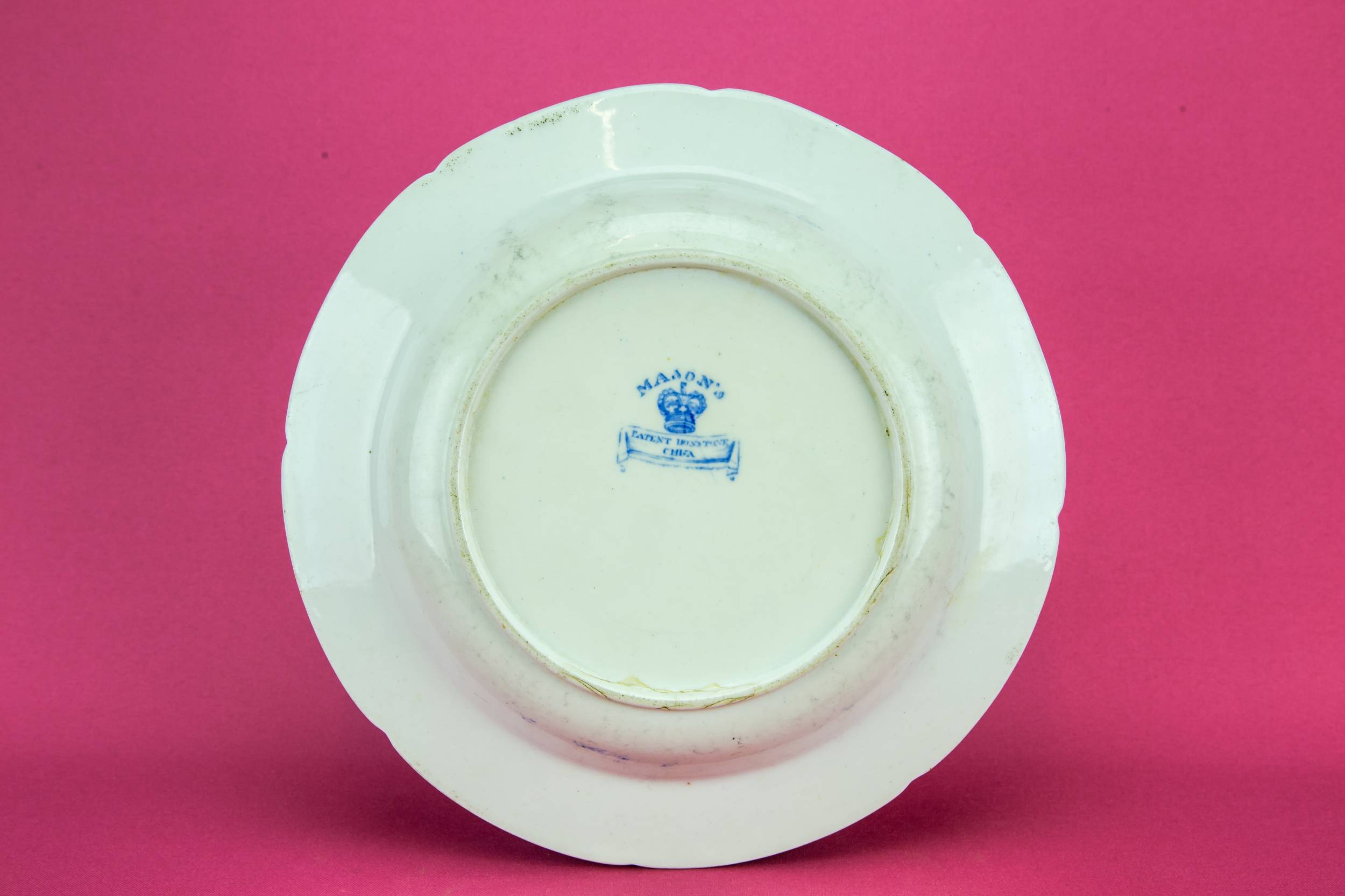 Blue And White — Floral blue and white dish 3